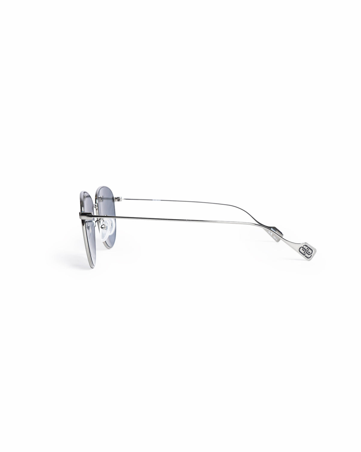 Balenciaga Pink Mirrored Logo Script Unisex Sunglasses