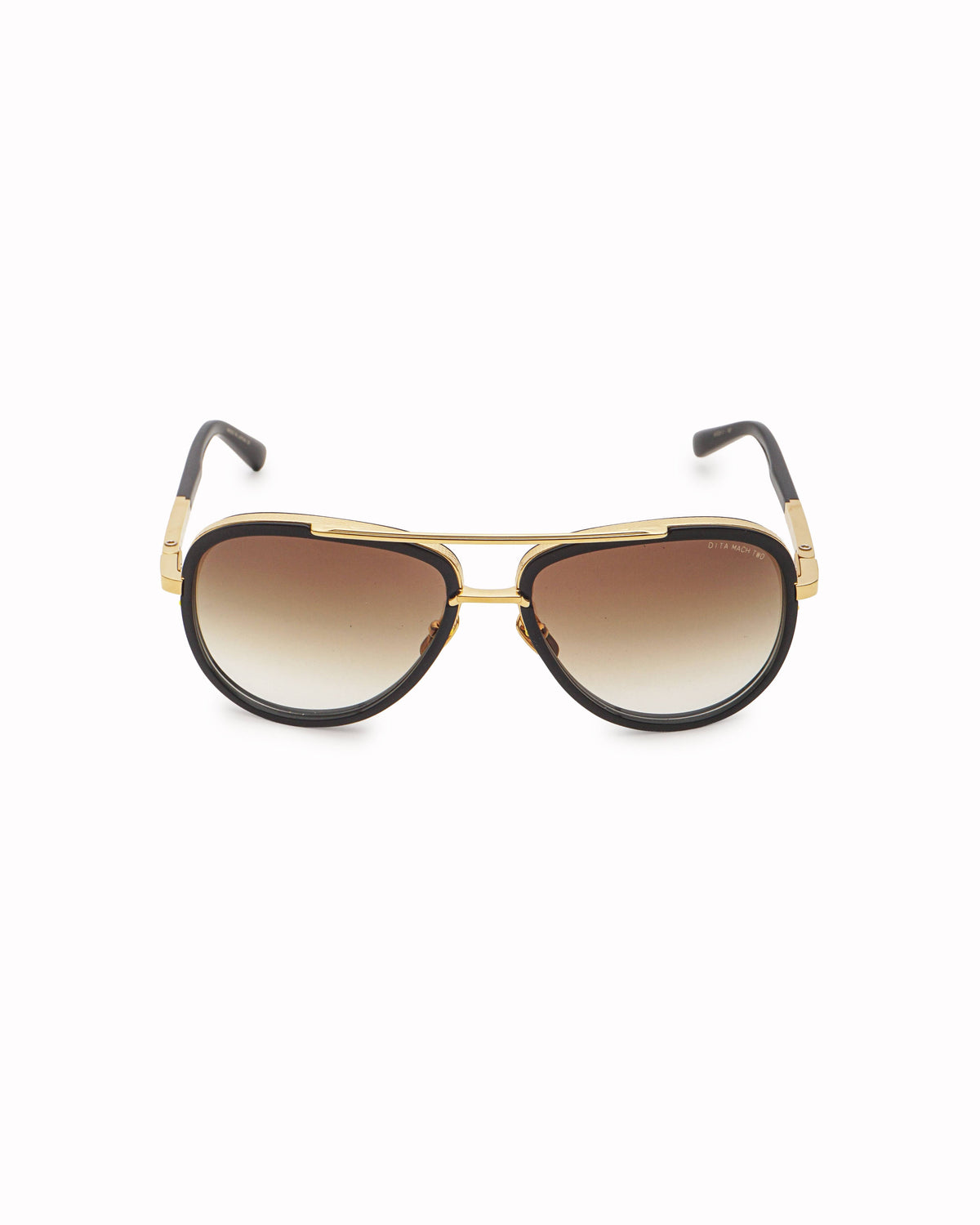 Dita Mach-Two Black & Gold Unisex Sunglasses