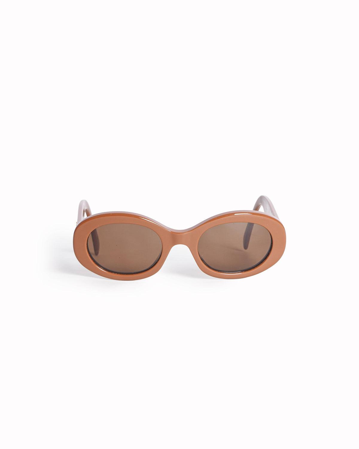 Celine Acetate Triomphe Oval Sunglasses