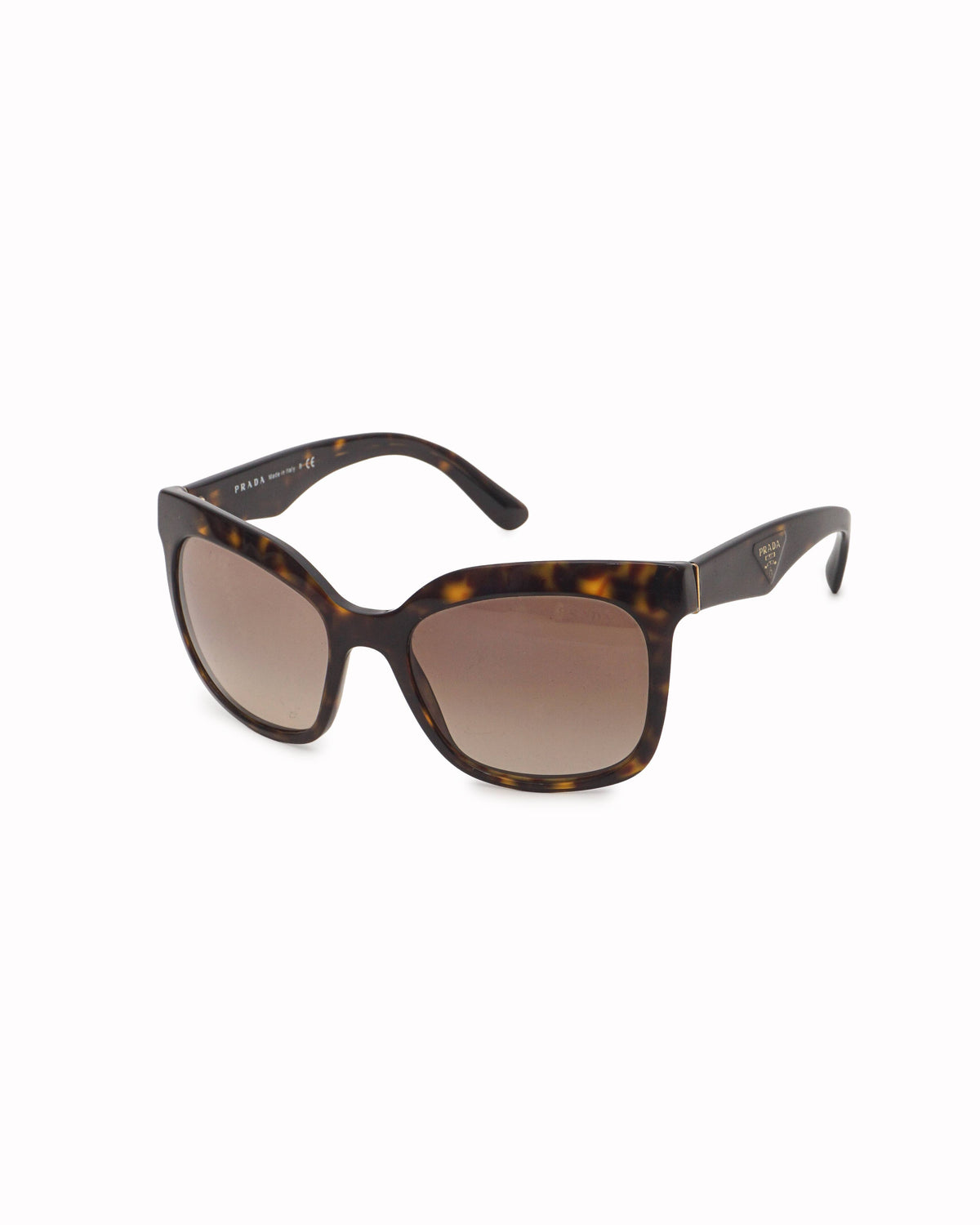 Prada Tortoiseshell Acetate Oversized Sunglasses