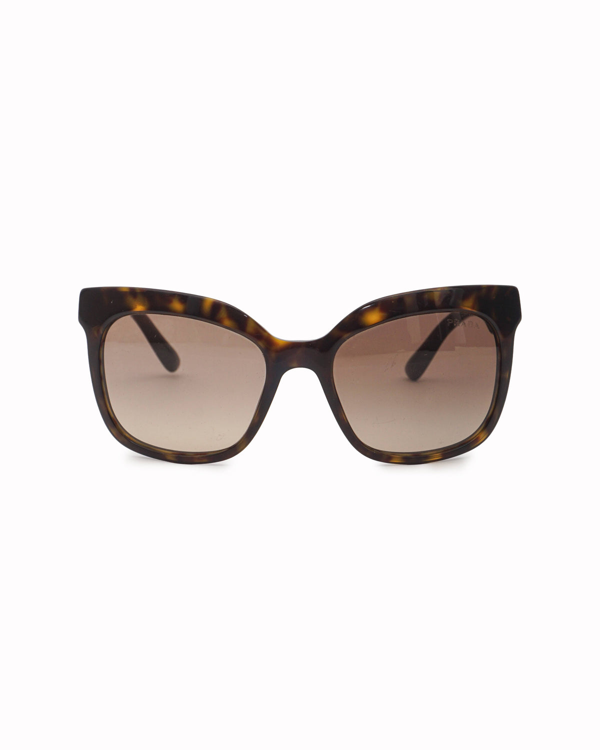 Prada Tortoiseshell Acetate Oversized Sunglasses