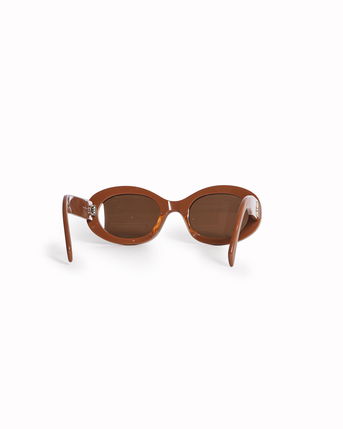 Celine Acetate Triomphe Oval Sunglasses