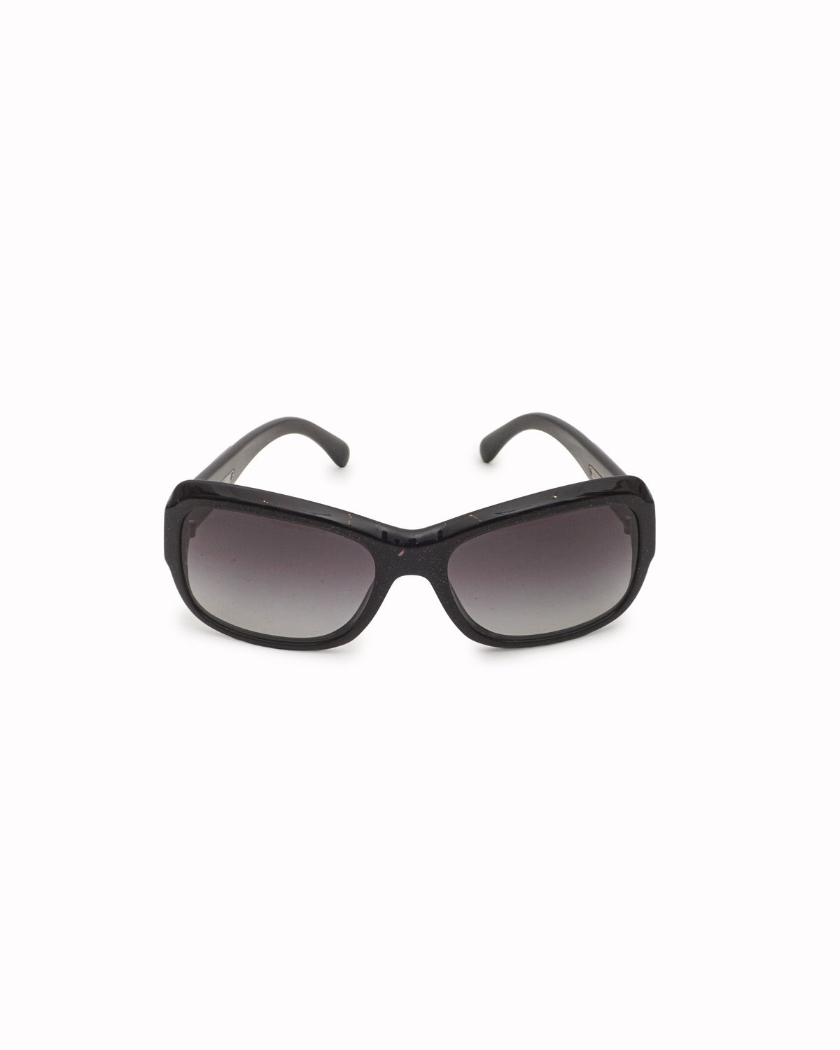 Chanel Vintage Black Acetate Sunglasses