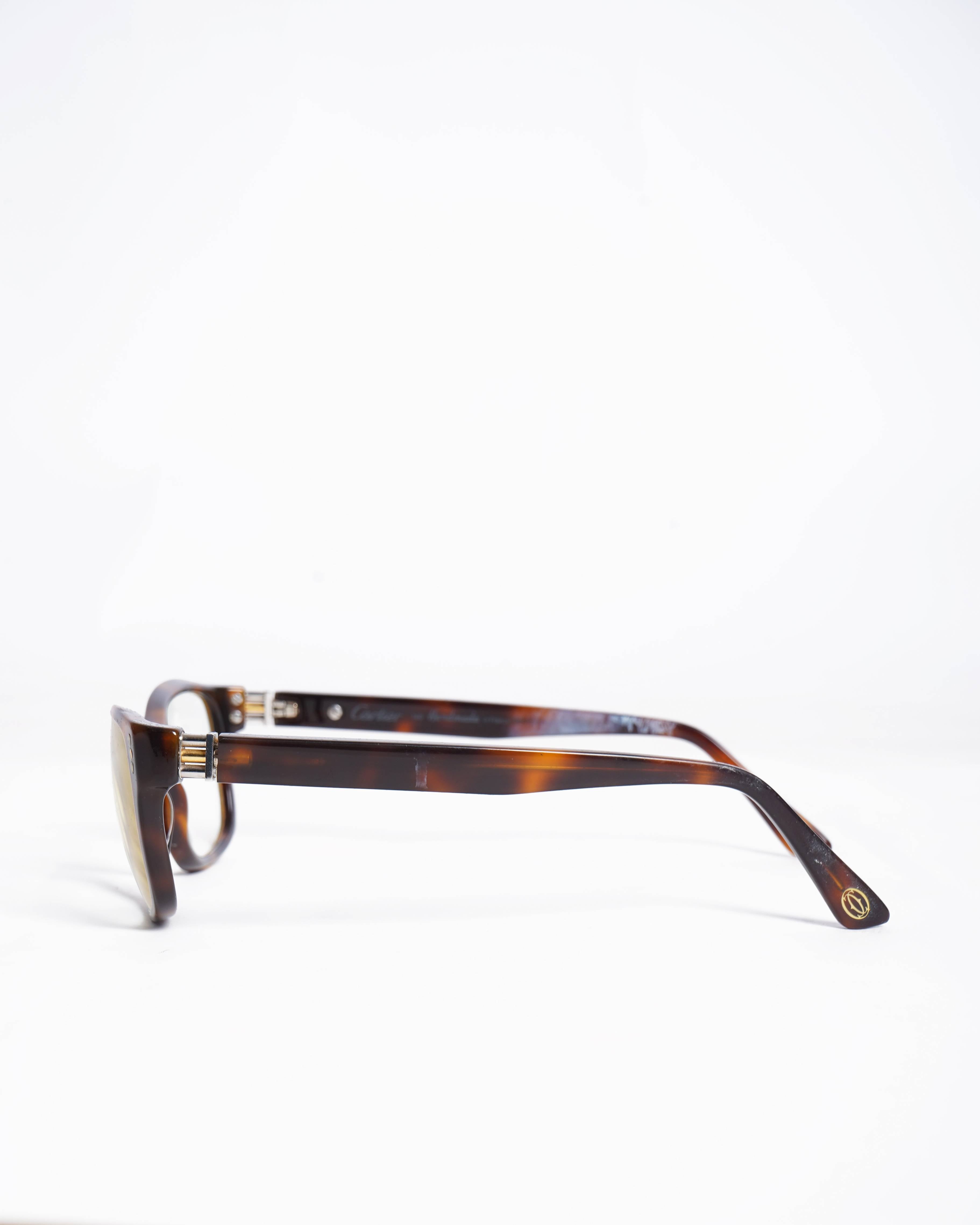 Cartier tortoiseshell acetate optical eyeglasses