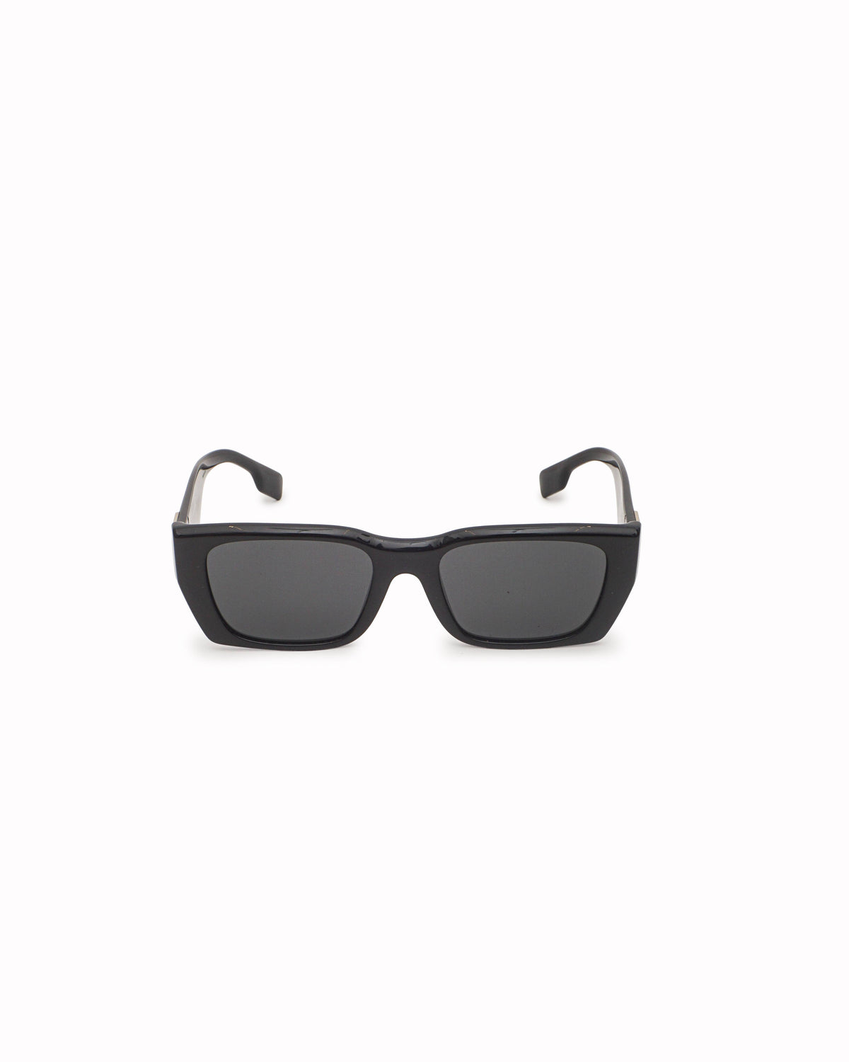 Burberry Black Acetate Rectangular Sunglasses