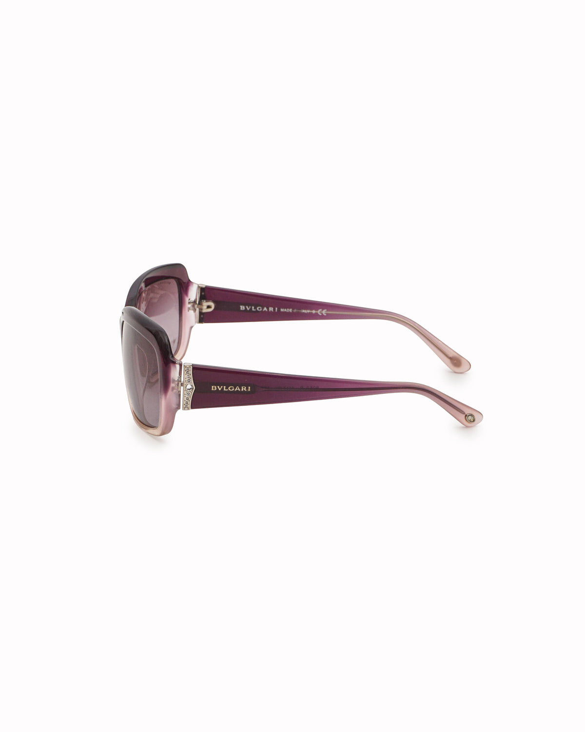 Bvlgari Translucent Gradient Purple Sunglasses