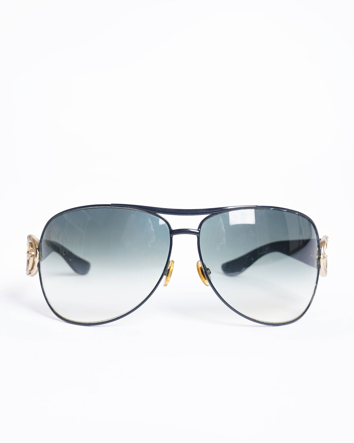 Gucci logo Sunglasses in black