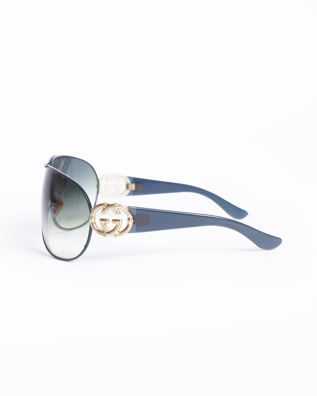 Gucci logo Sunglasses in black