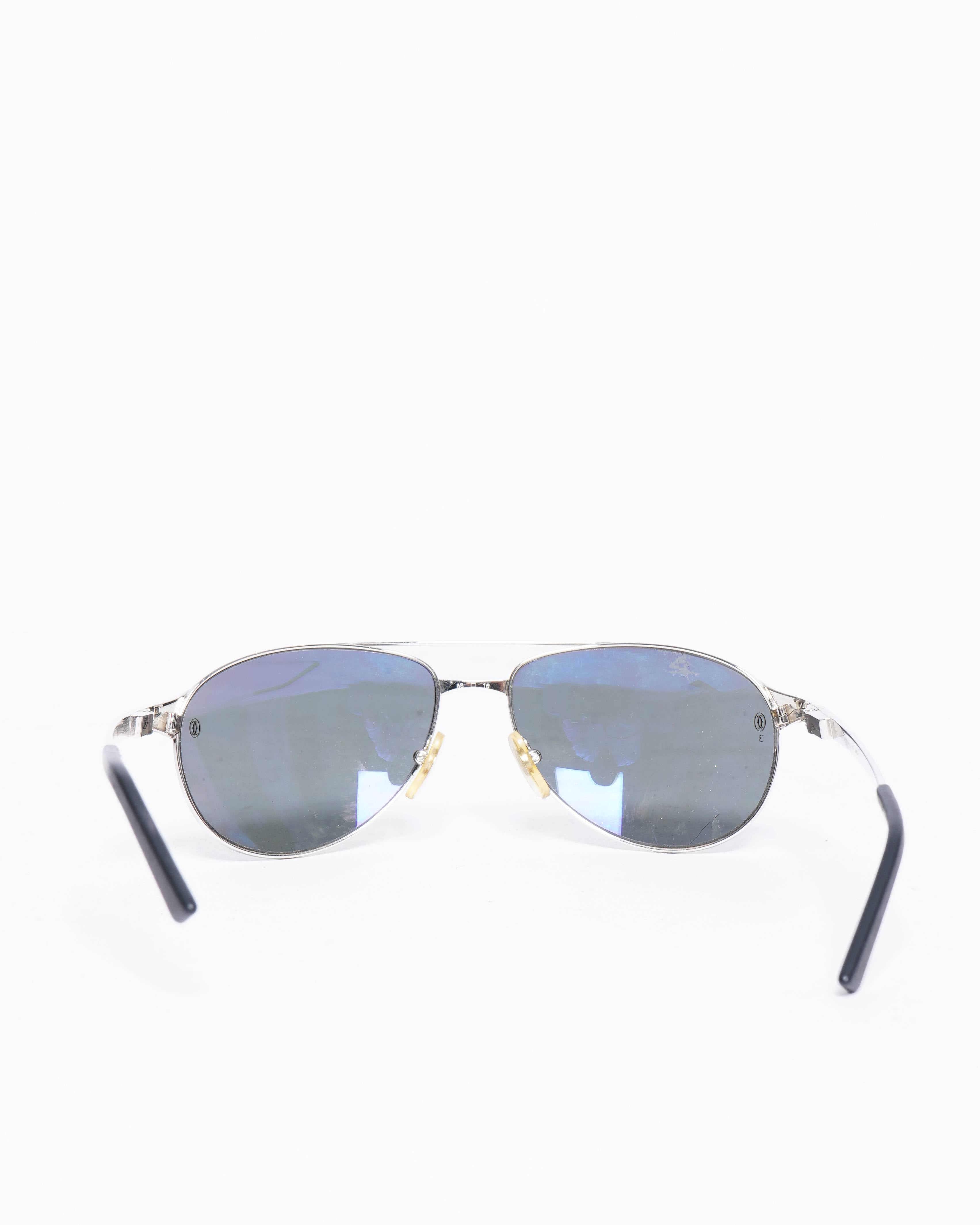 Cartier Unisex Aviator Sunglasses