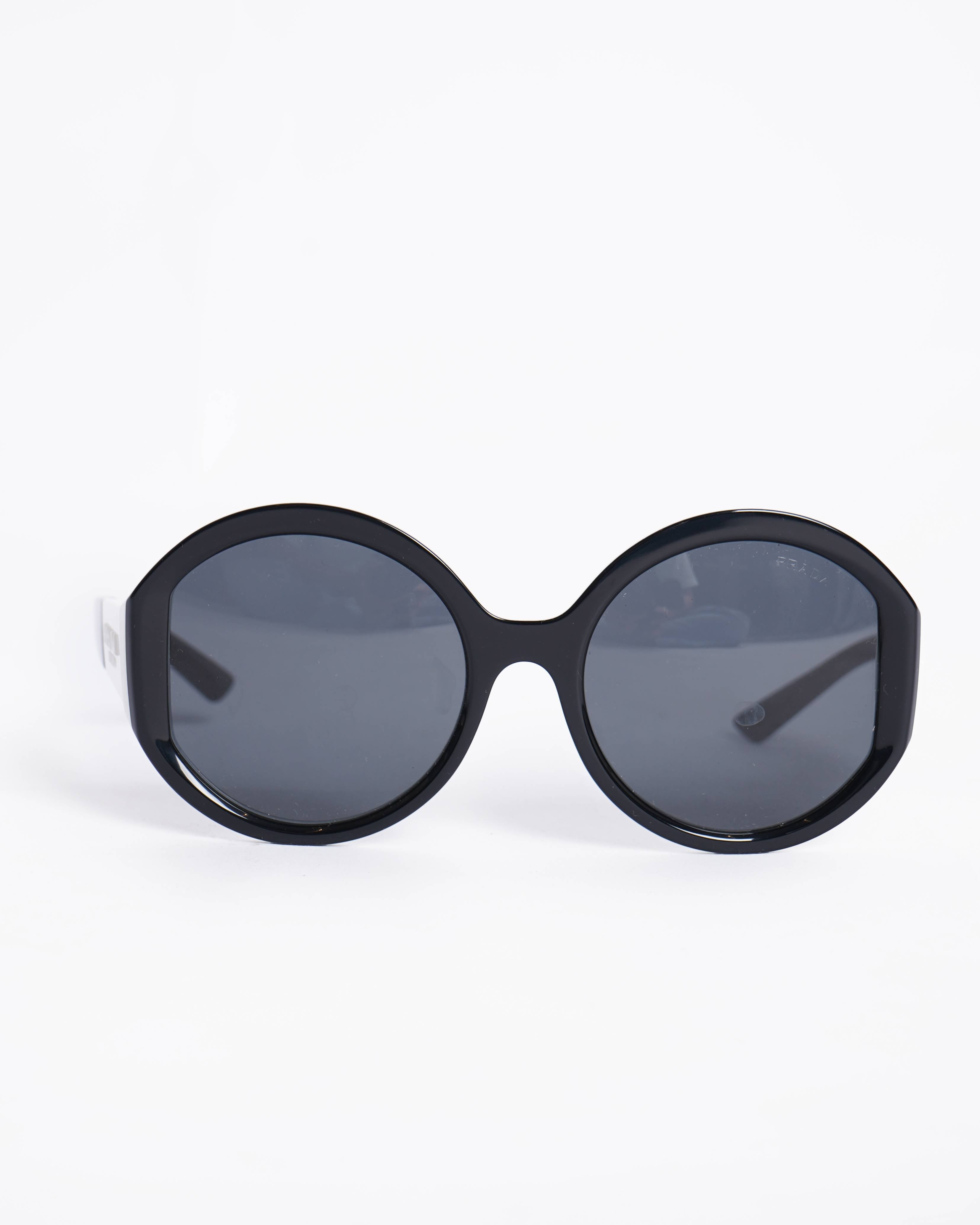 Prada Black & White Frame Sunglasses