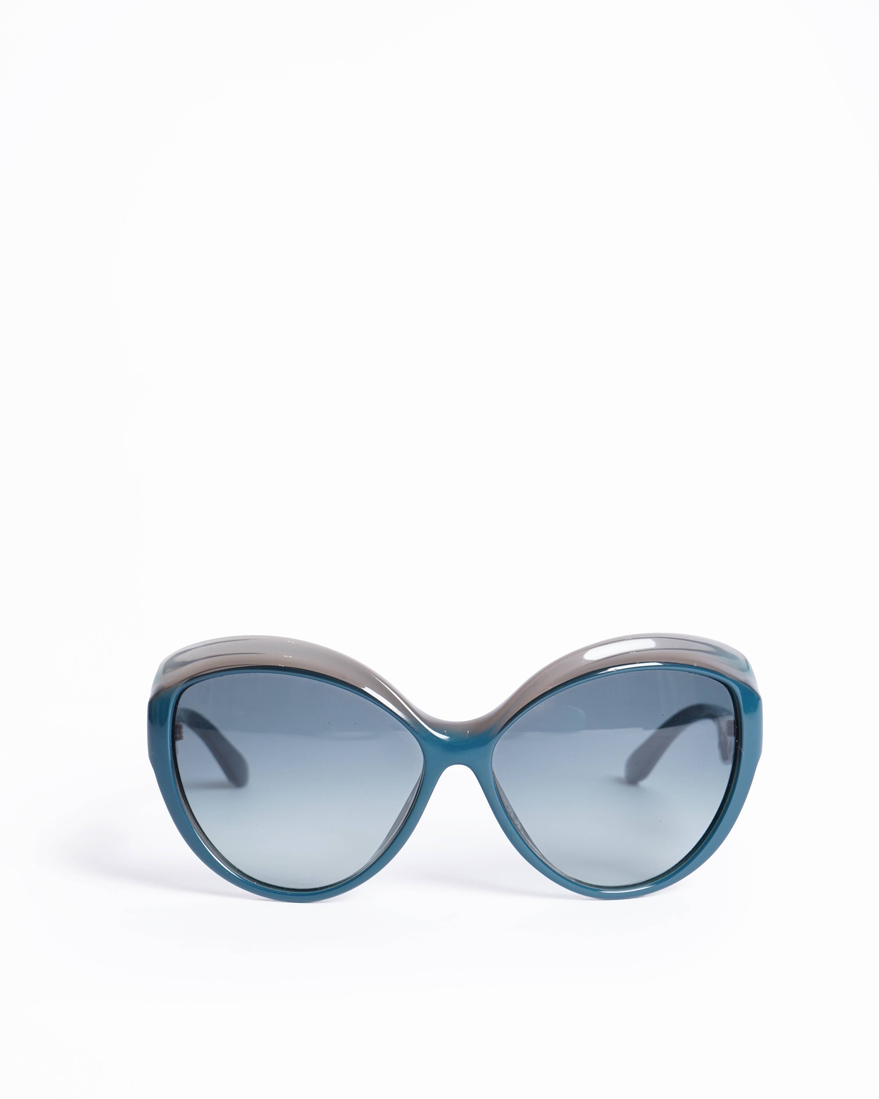 Salvatore Ferragamo Sunglasses In Teal