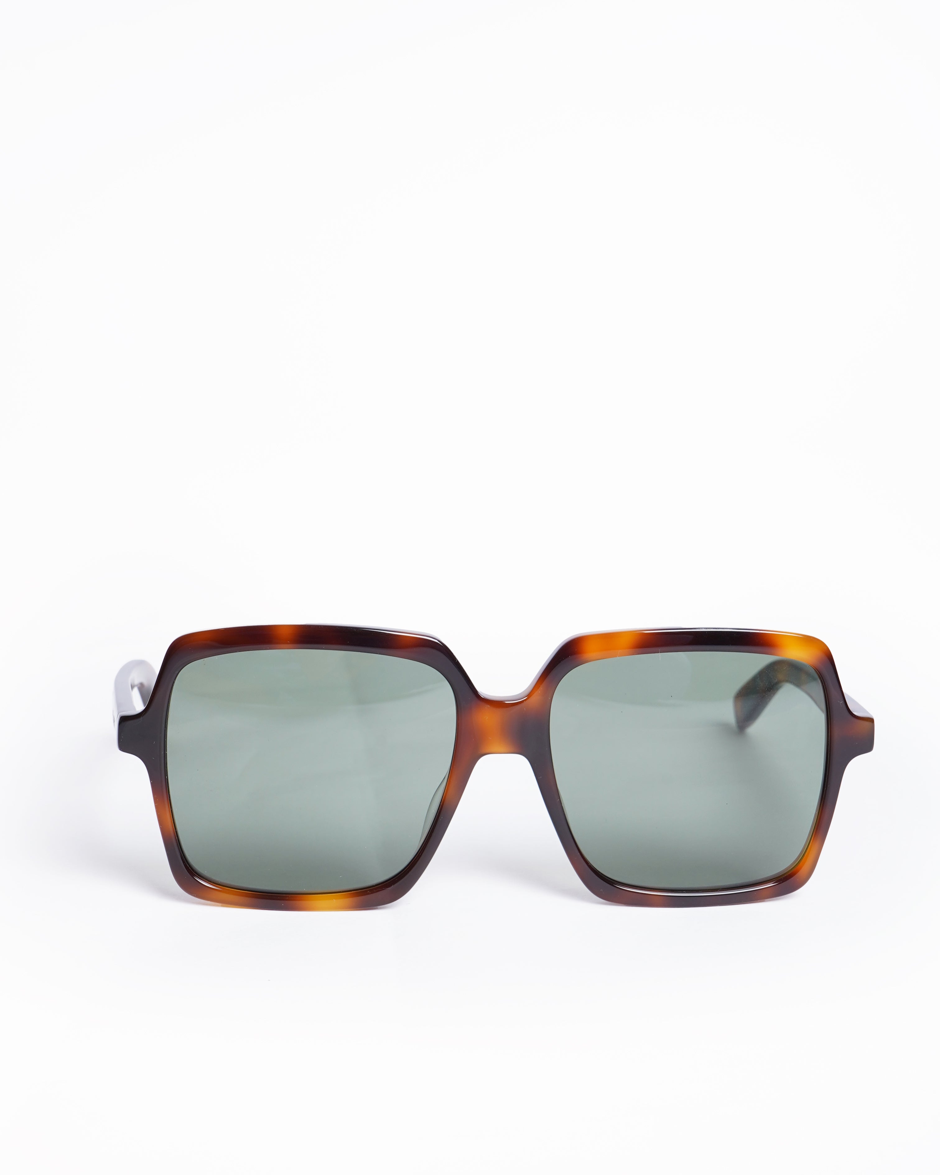 Saint Laurent Tortoise Oversized Women’s Sunglasses