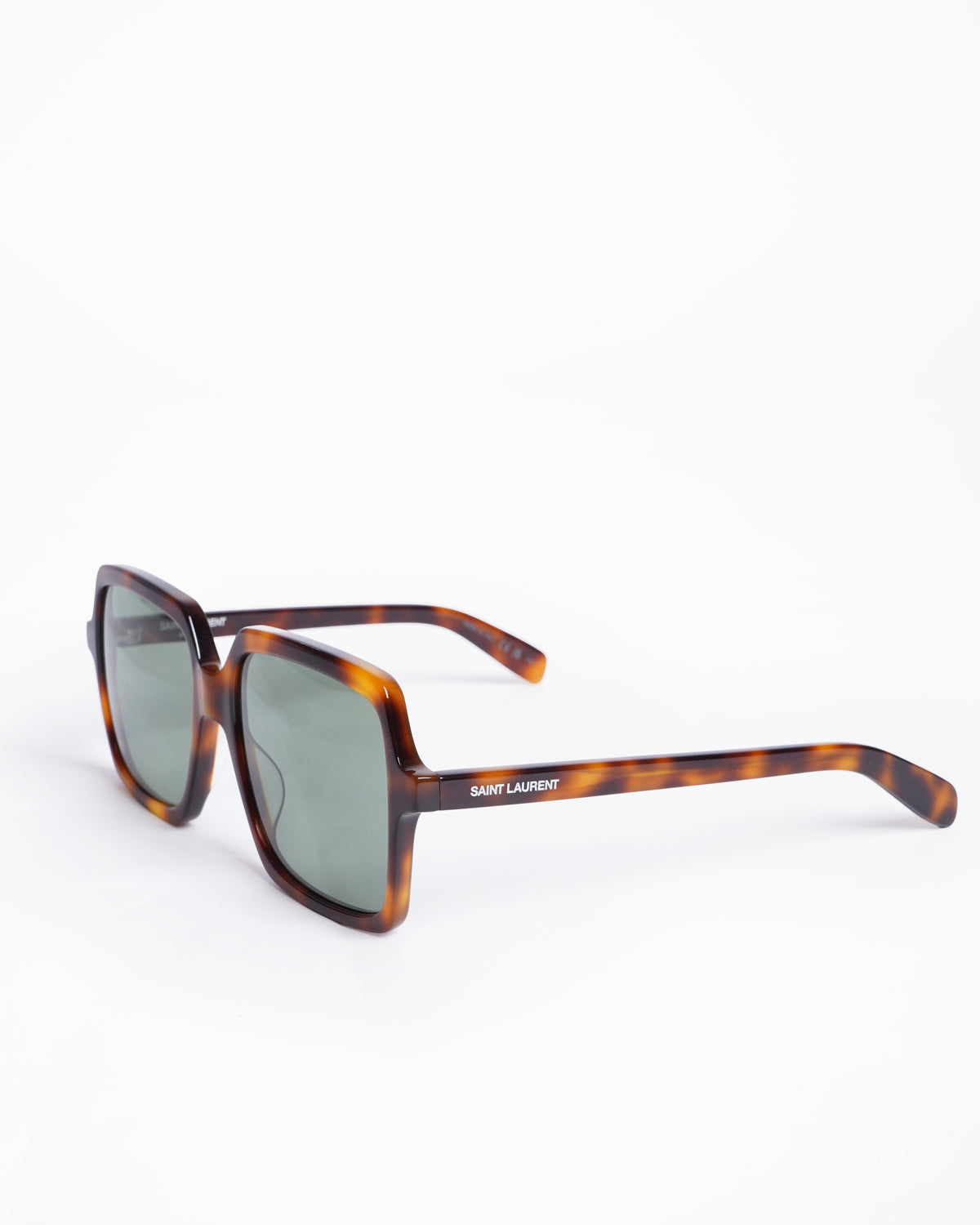 Saint Laurent Tortoise Oversized Women’s Sunglasses