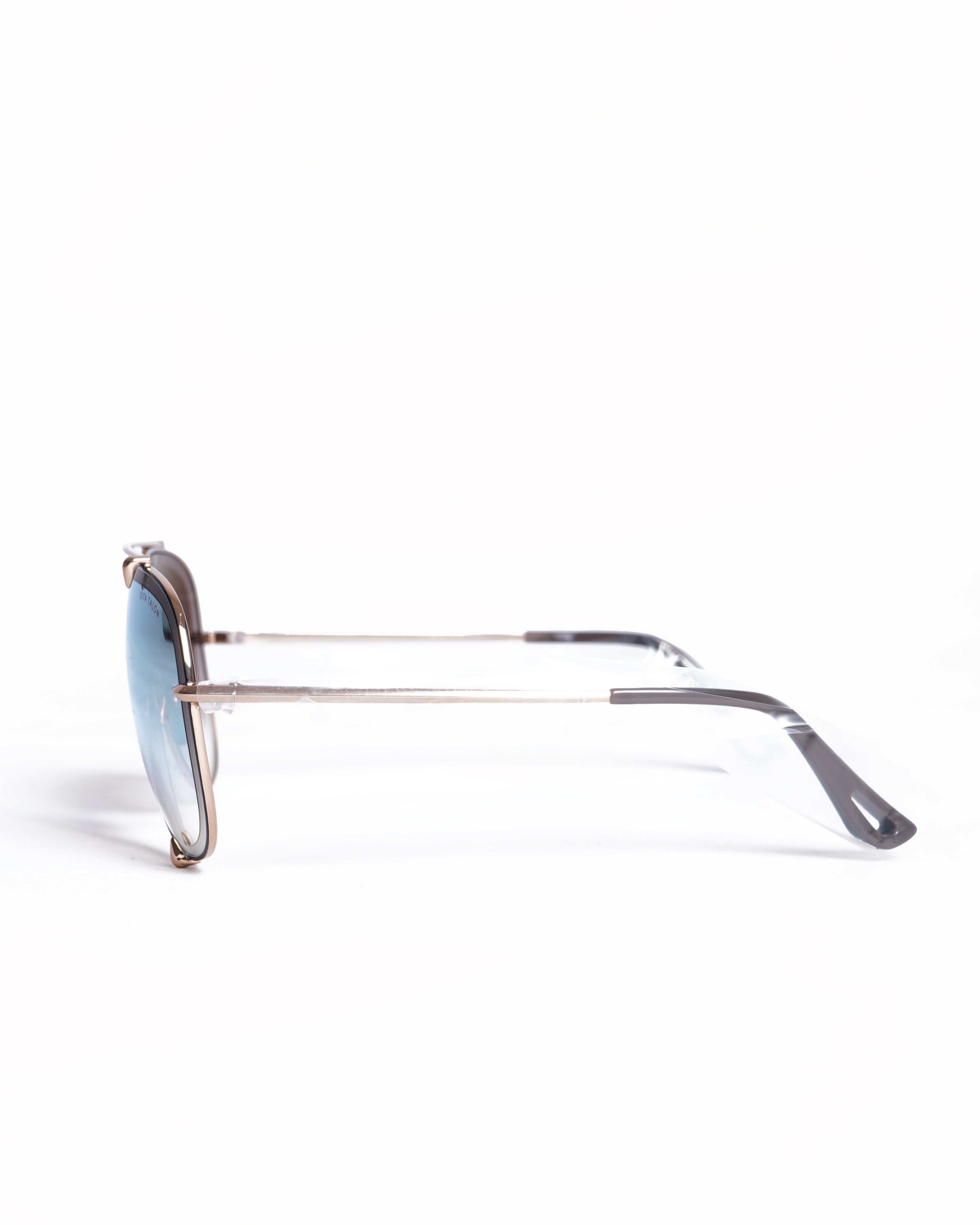 New Dita talon aviator with black Rose gold mirorr titanium sunglasses