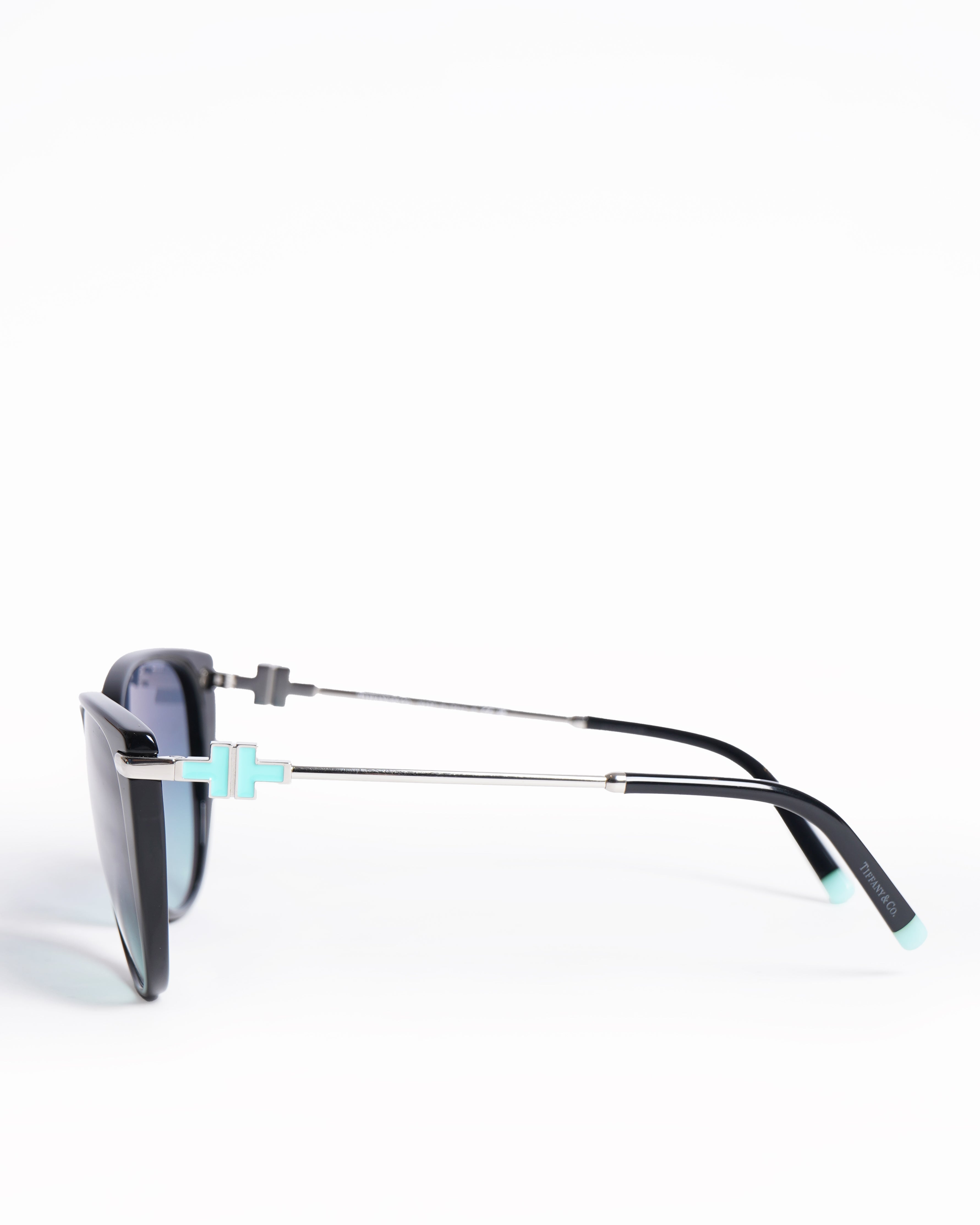 New Tiffany & Co. black cat eye sunglasses