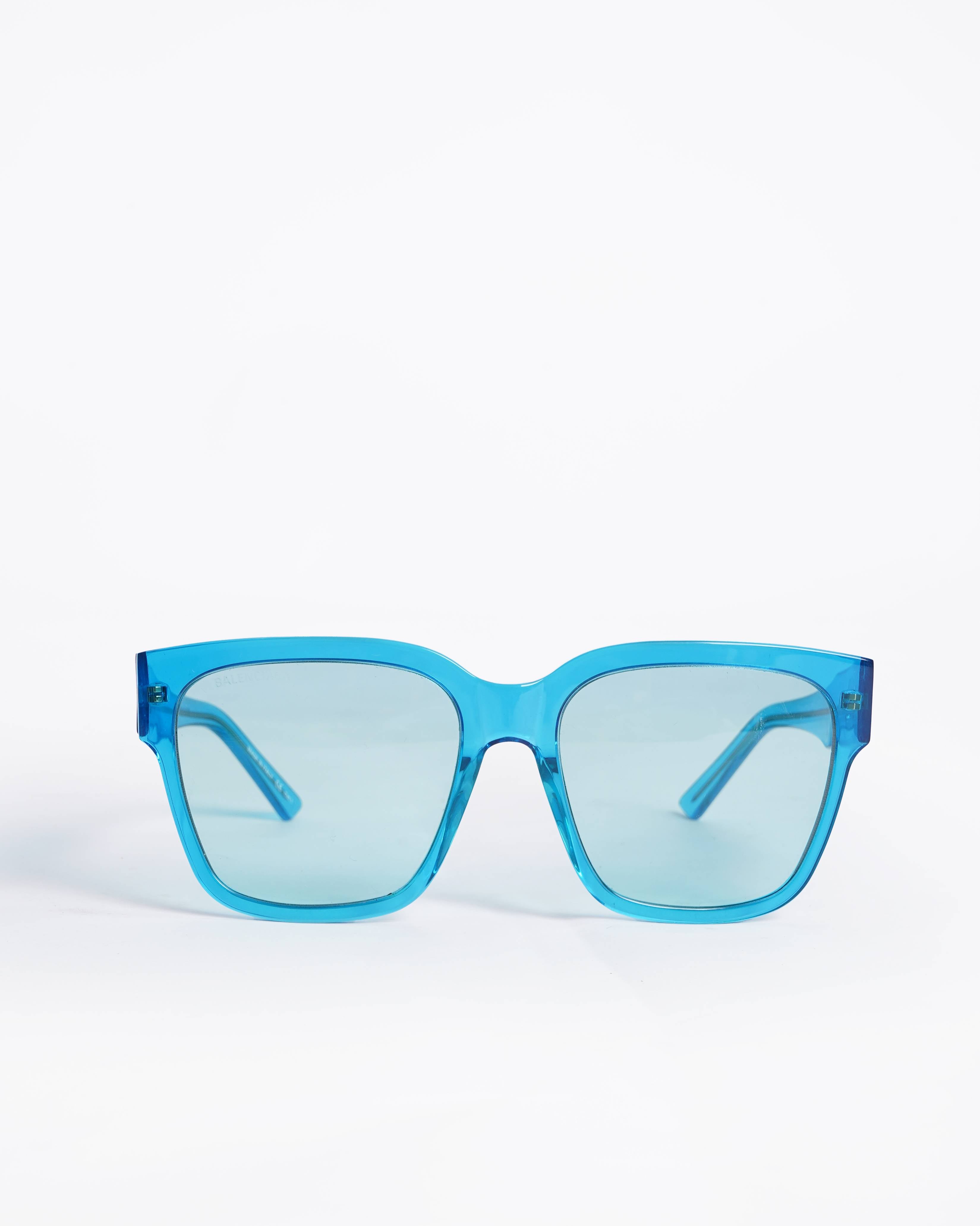 Balenciaga 
Blue sunglasses