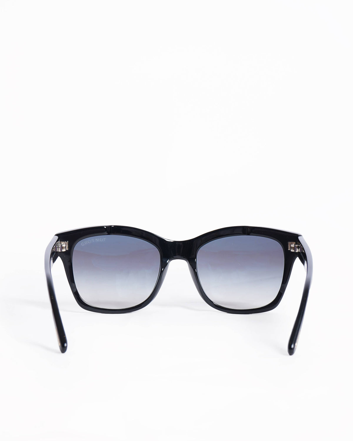 Tom Ford Black smoke mirrored lens sunglasses