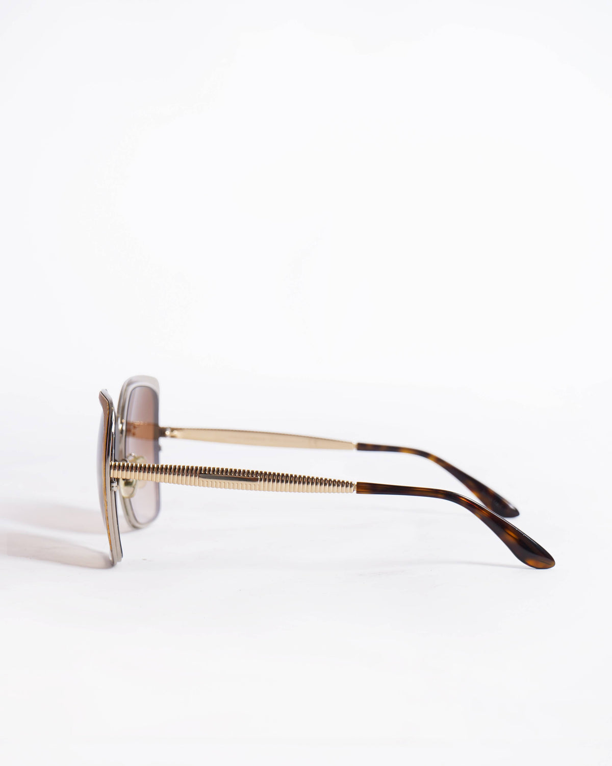 Dolce & Gabbana Women's Gold & Silver Square Oversized Sunglasses