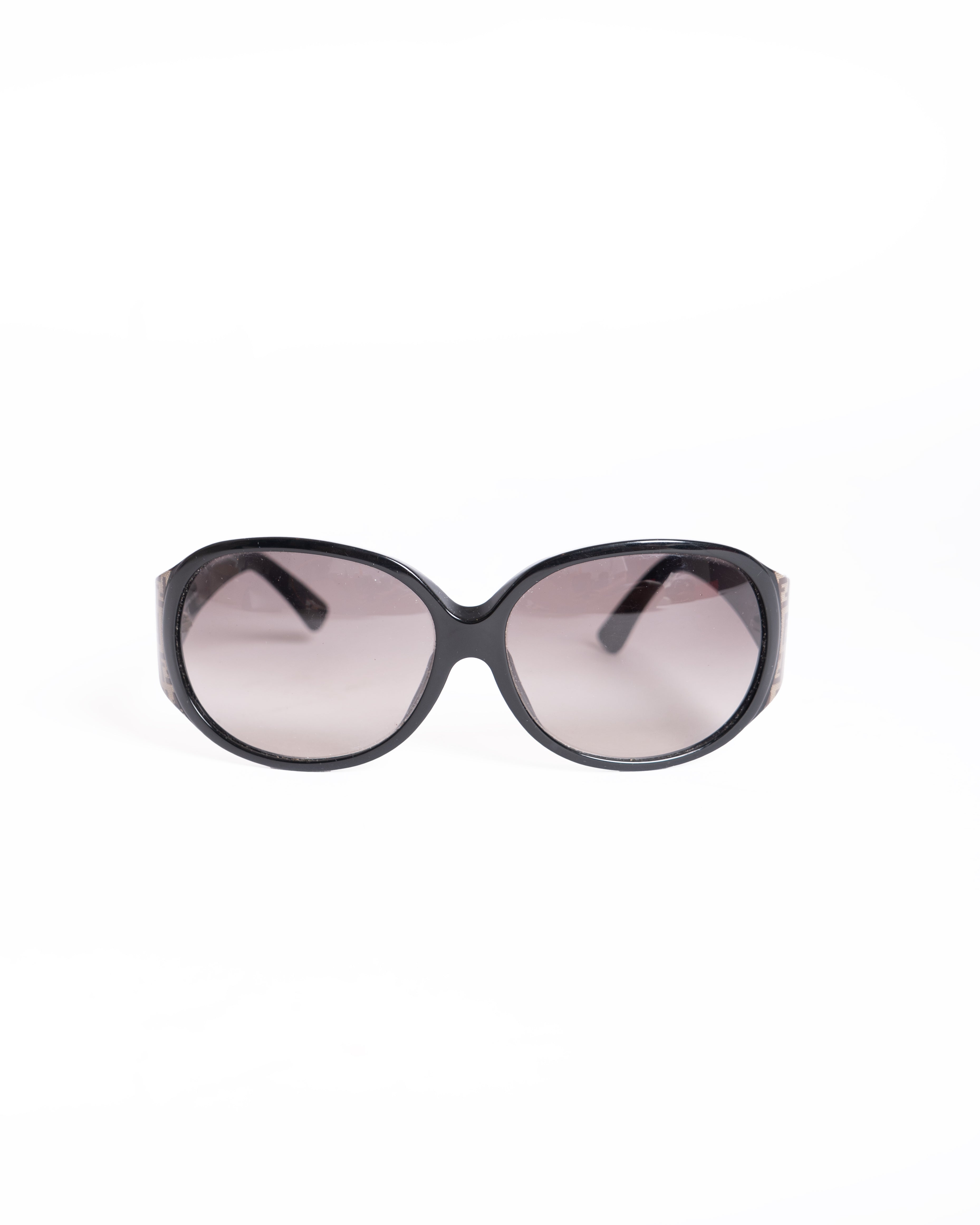 Fendi monogram logo frame oversized sunglasses