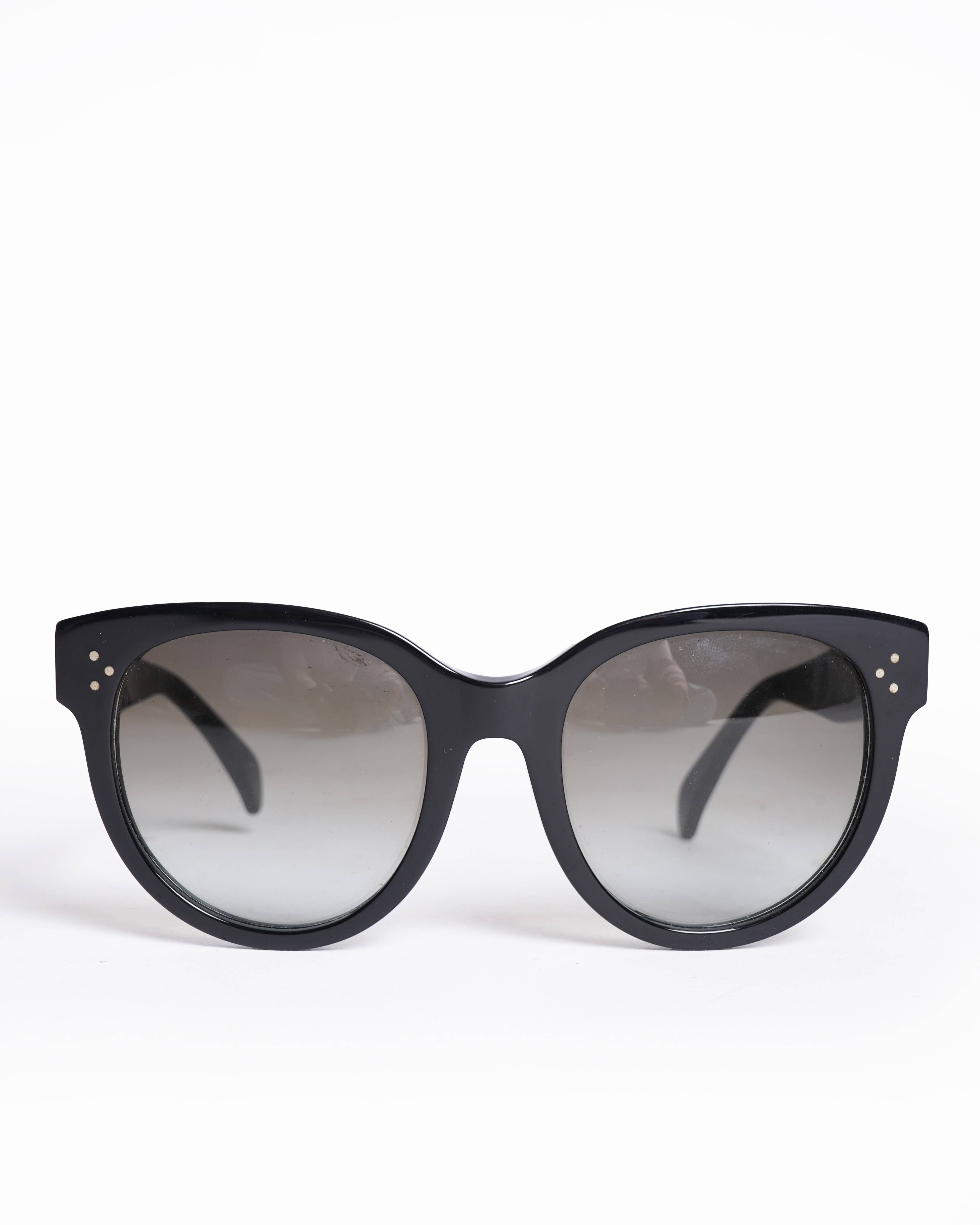Celine black Acetate Sunglasses