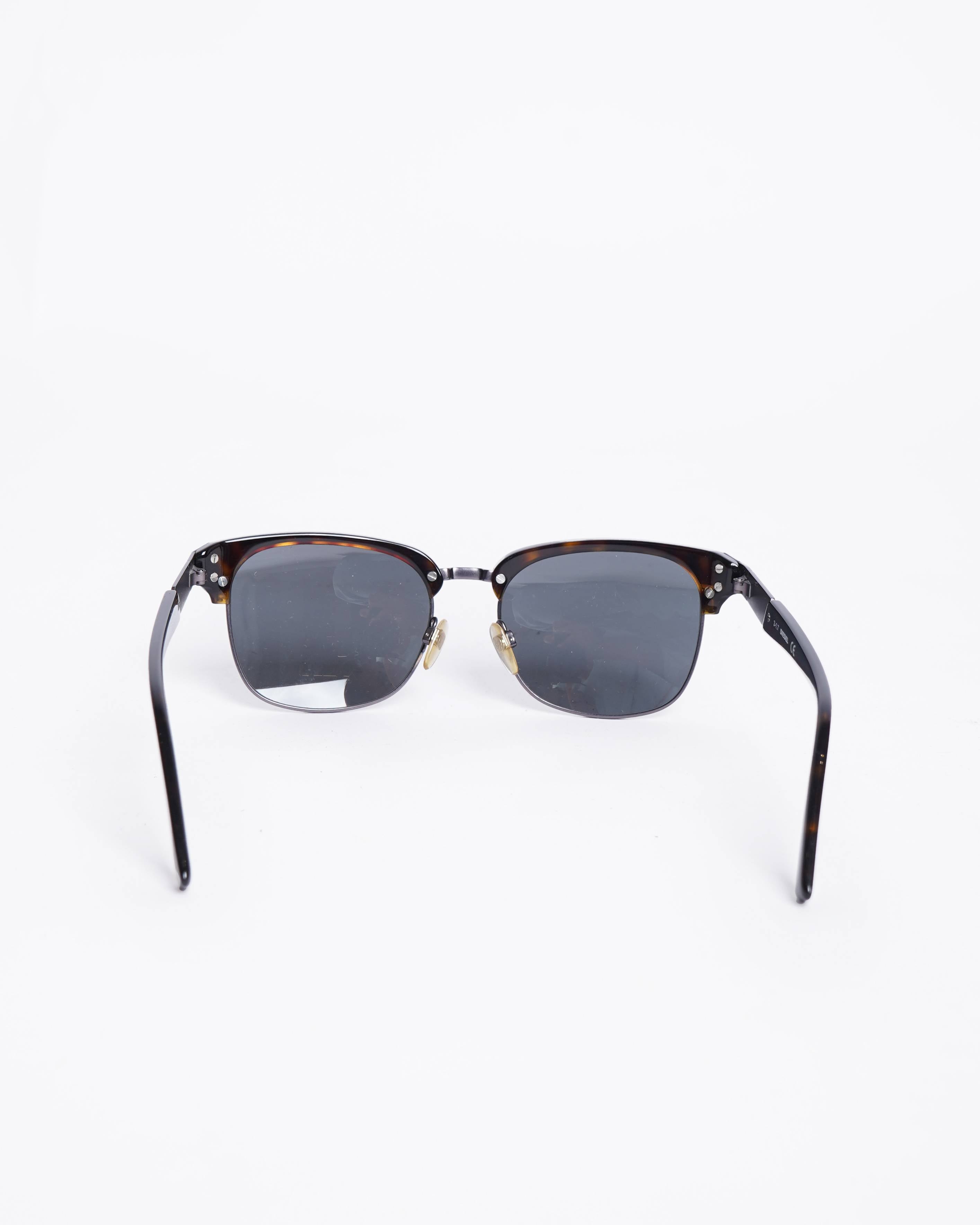 Diesel Rectangular Sunglasses in Havana Brown
