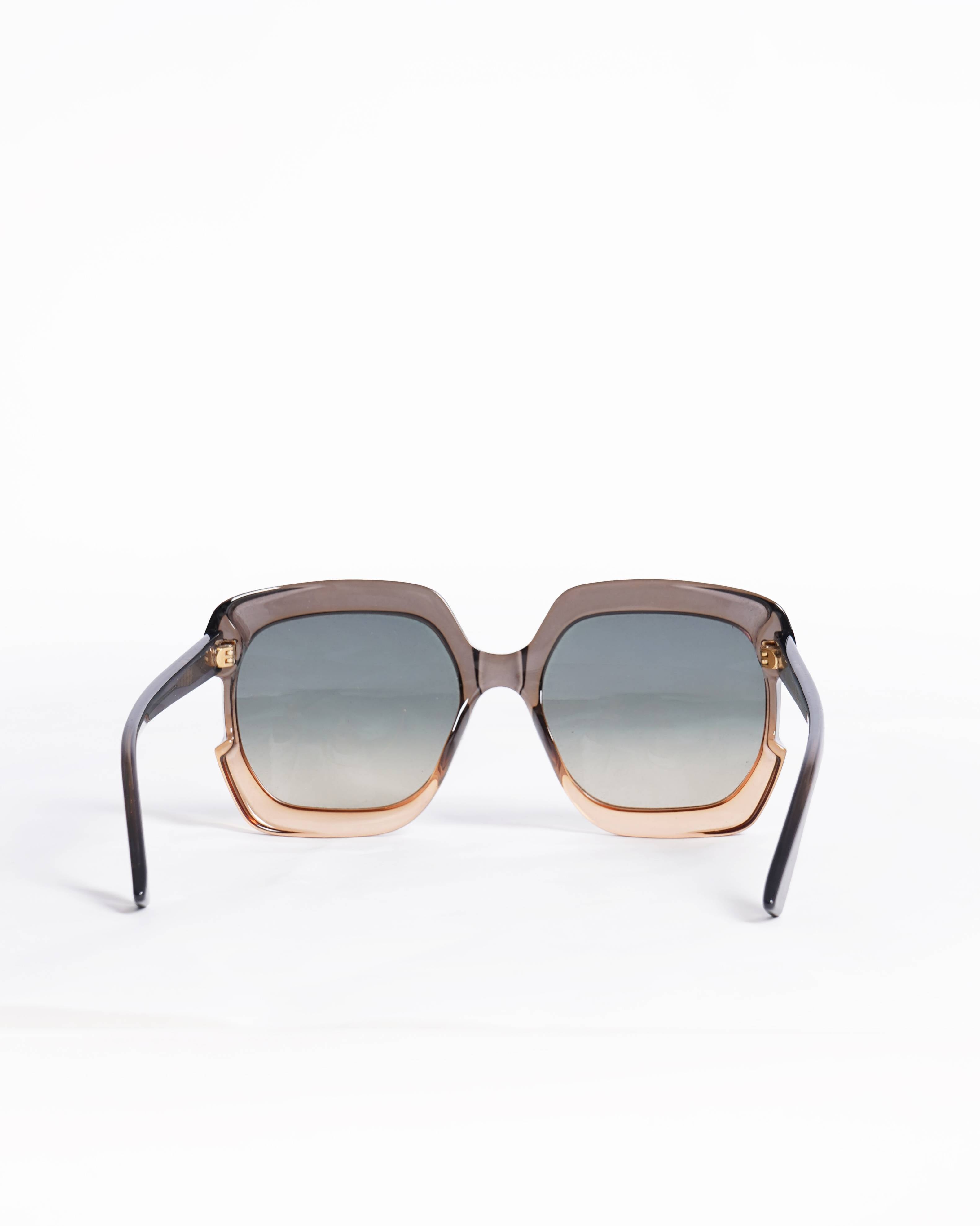 Christian Dior Oversized Gaia Square Sunglasses