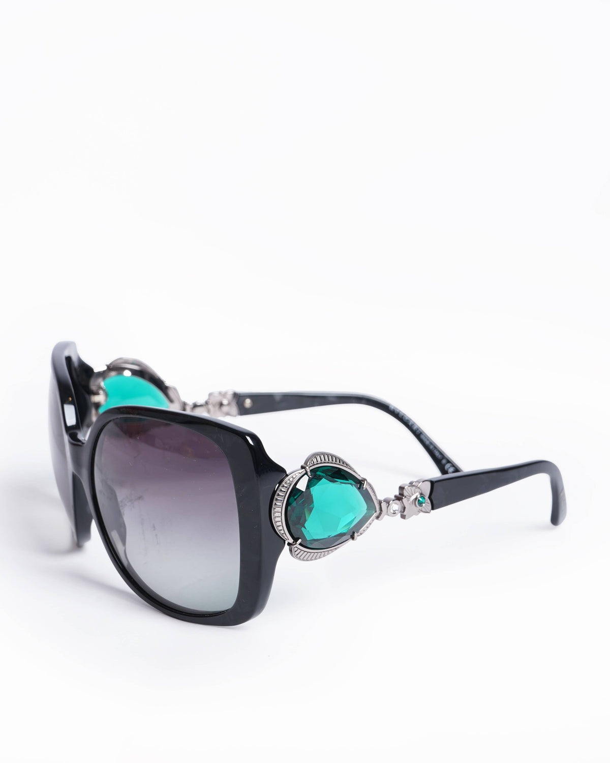 Bvlgari black oversized sunglasses