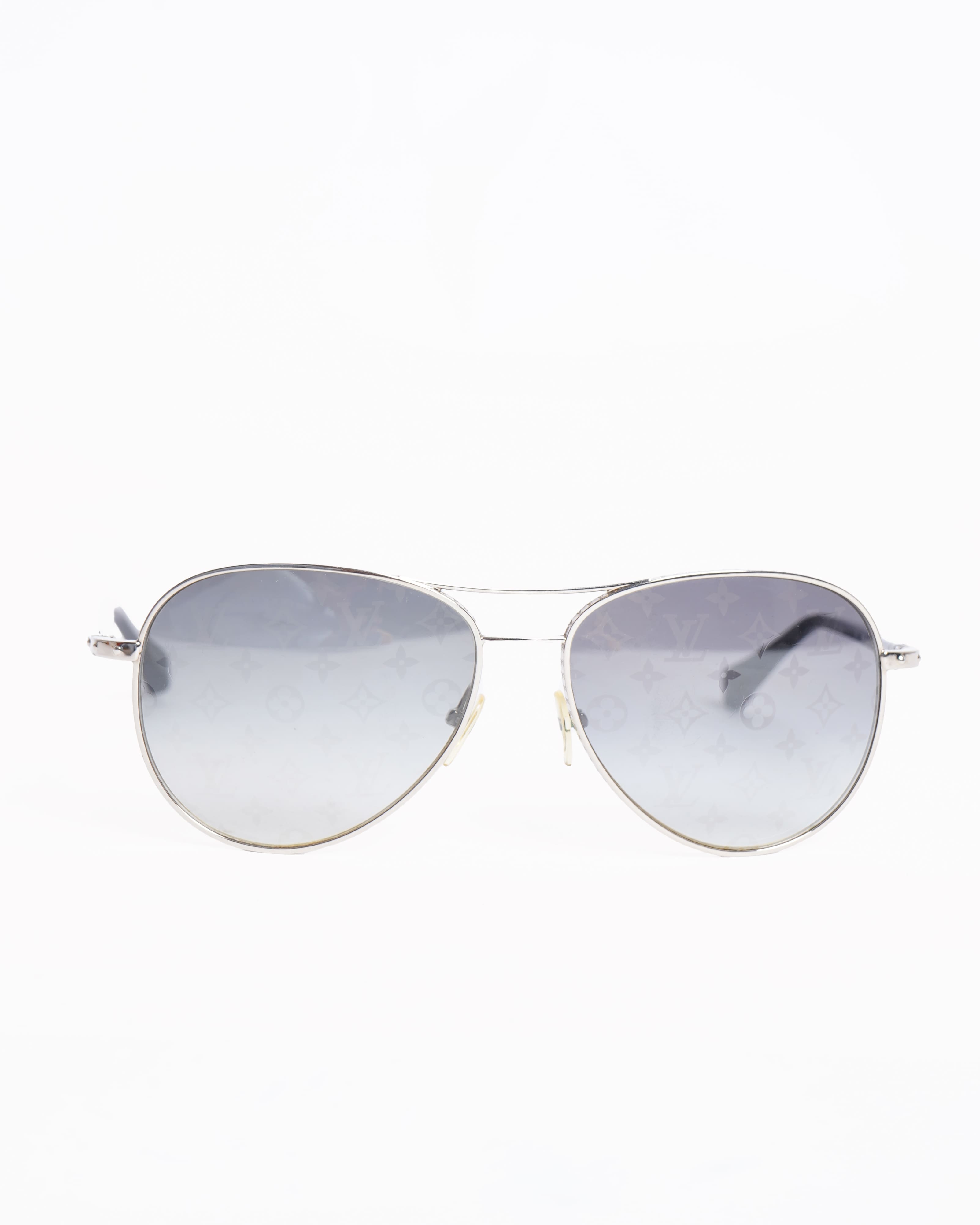 New Louis Vuitton Unisex Aviator Monogram Sunglasses