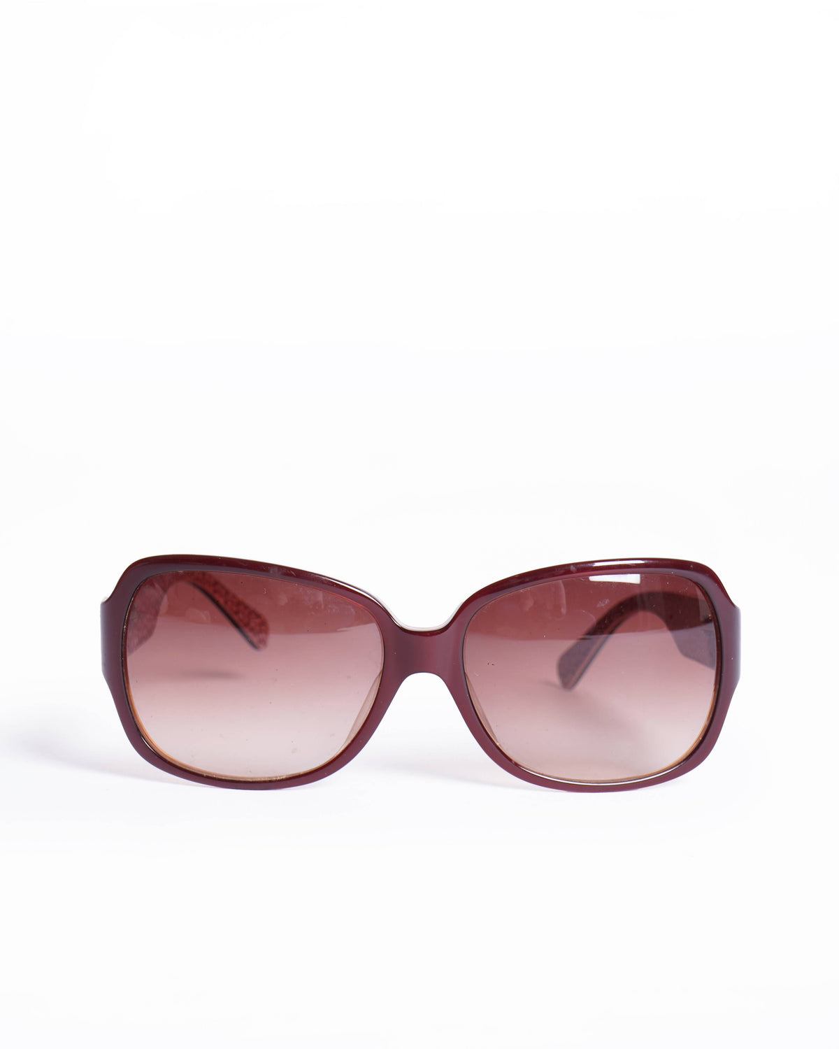 Coach Women's Wide Frame Sunglasses With Butterfly detailing On Temple