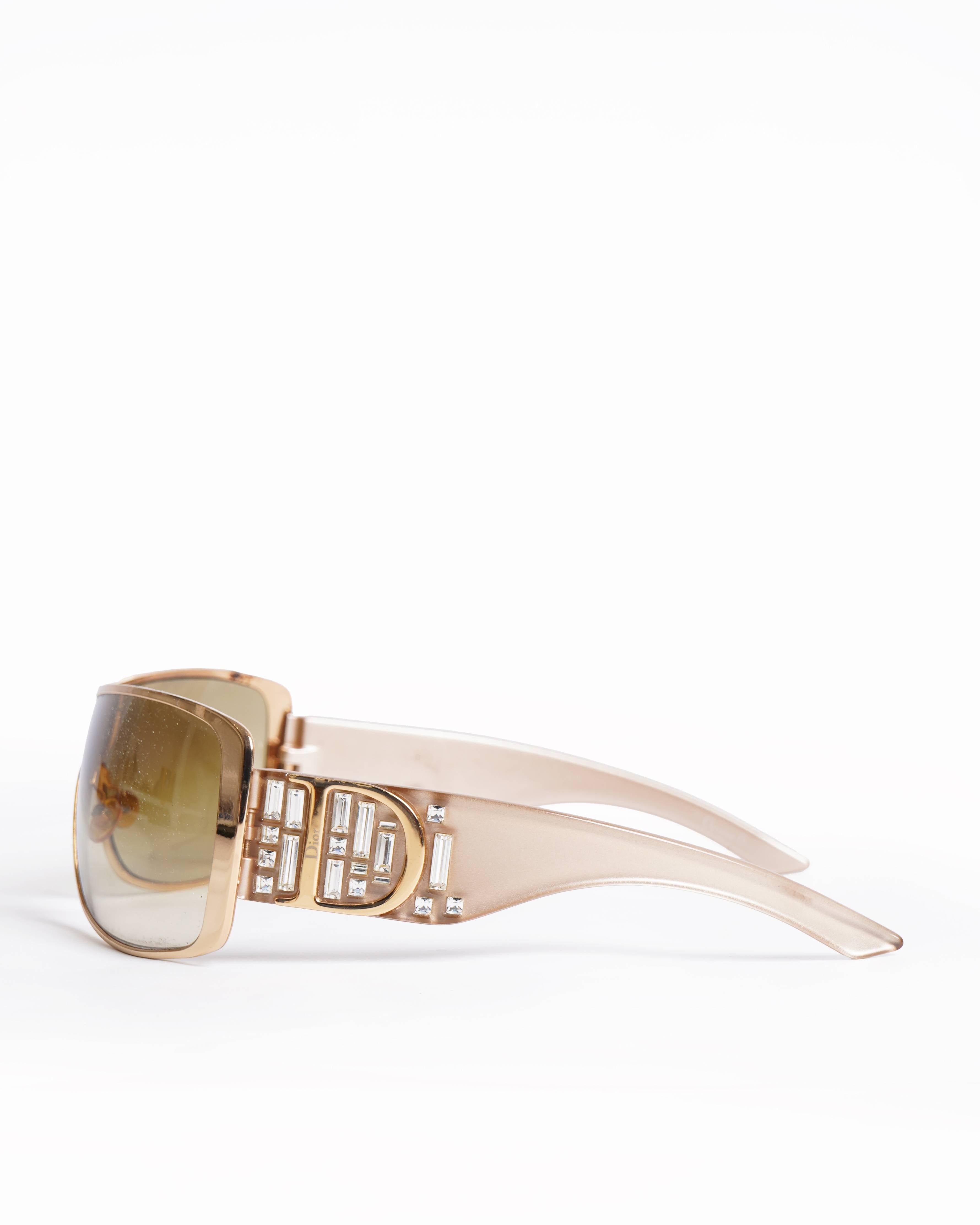 Christian Dior Golden Sunglasses