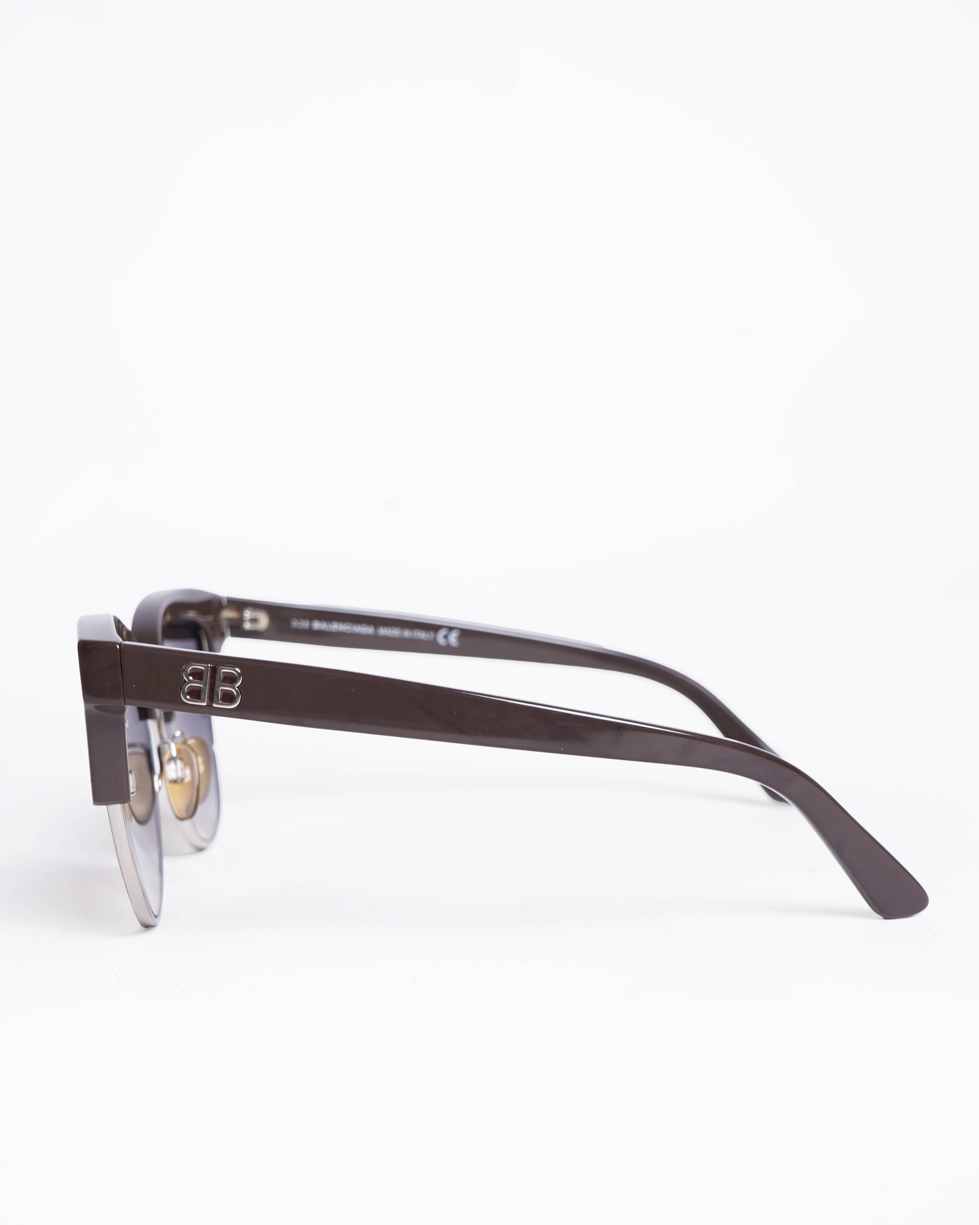 Balanciaga brown sunglasses