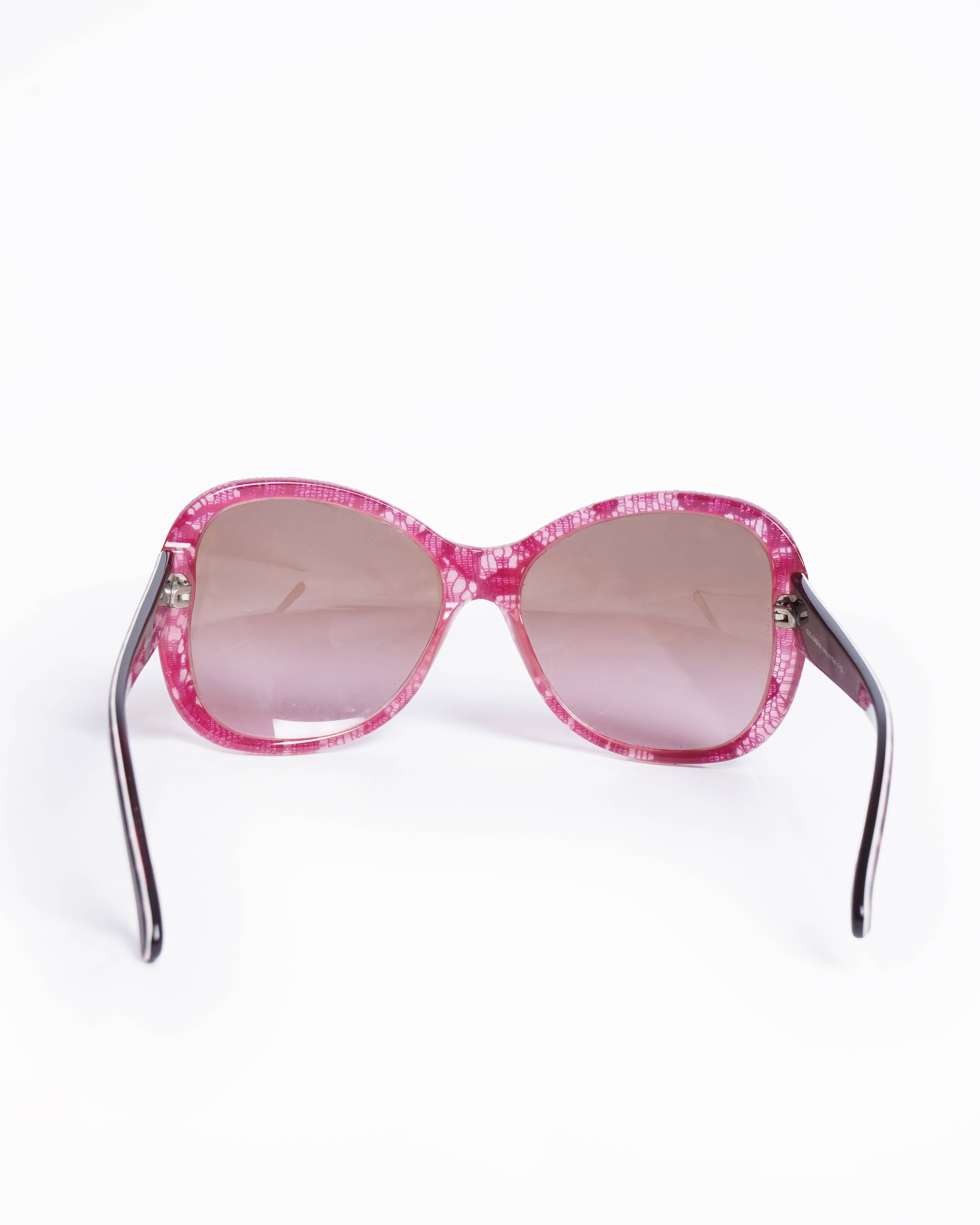 Dolce & Gabbana Women Wide Lense Sunglasses In Pink