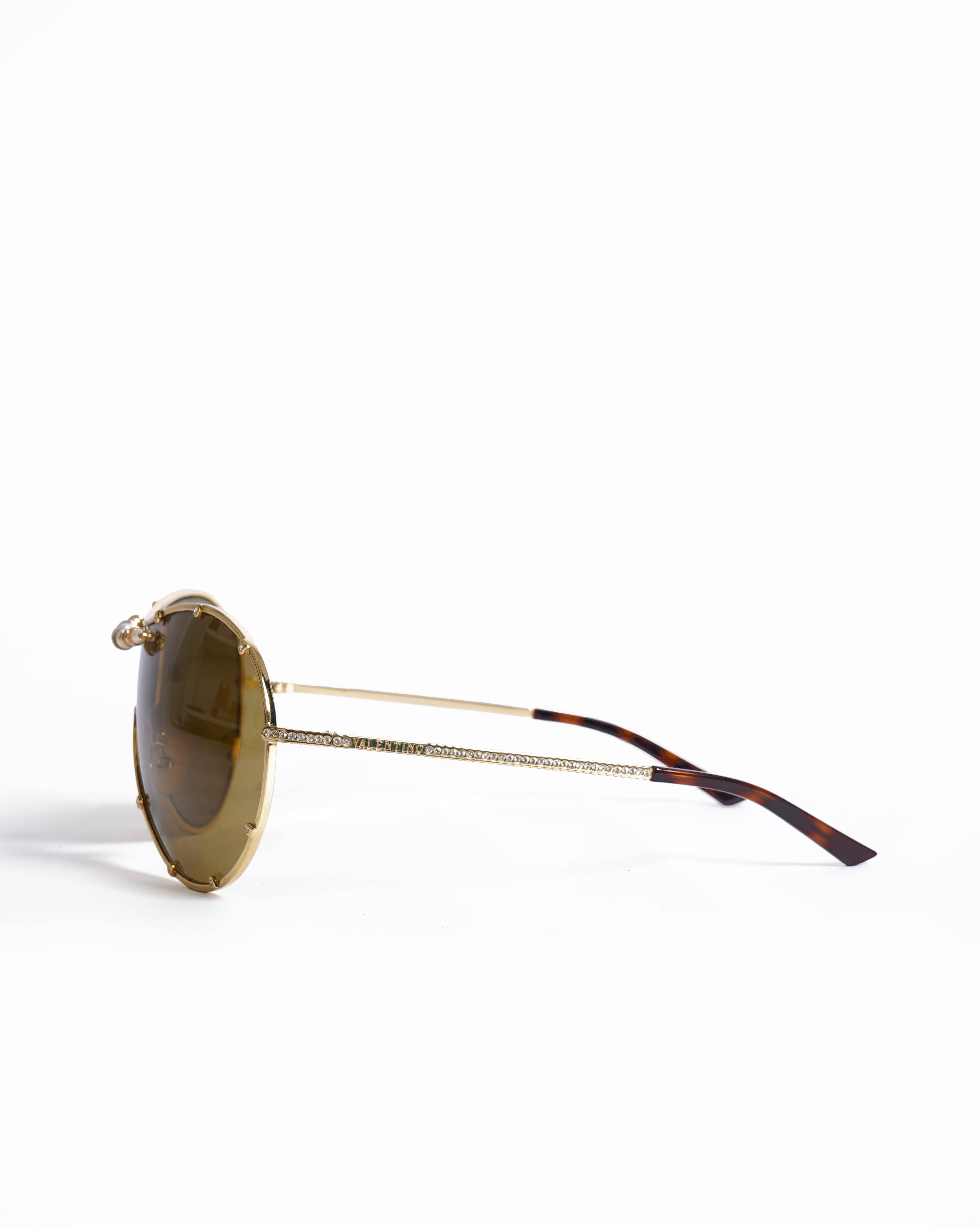 Valentino Women's Pearl Detailed Sunglasses