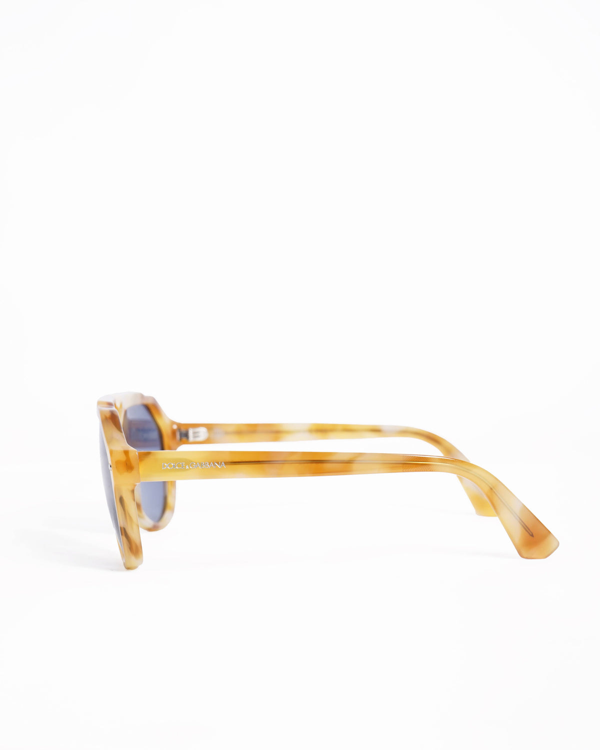 Dolce & Gabbana Yellow Tortoise  Men's Sunglasses