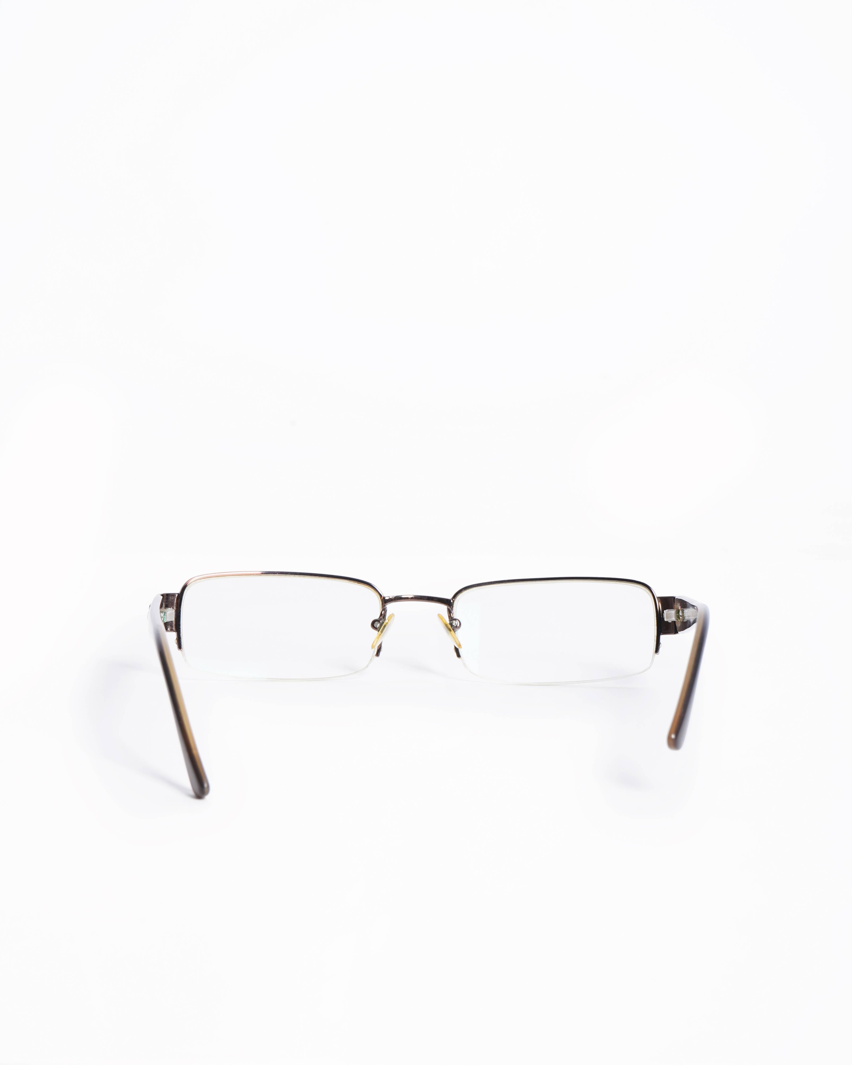 Bvlgari Semi-rimless Optical Eyeglasses