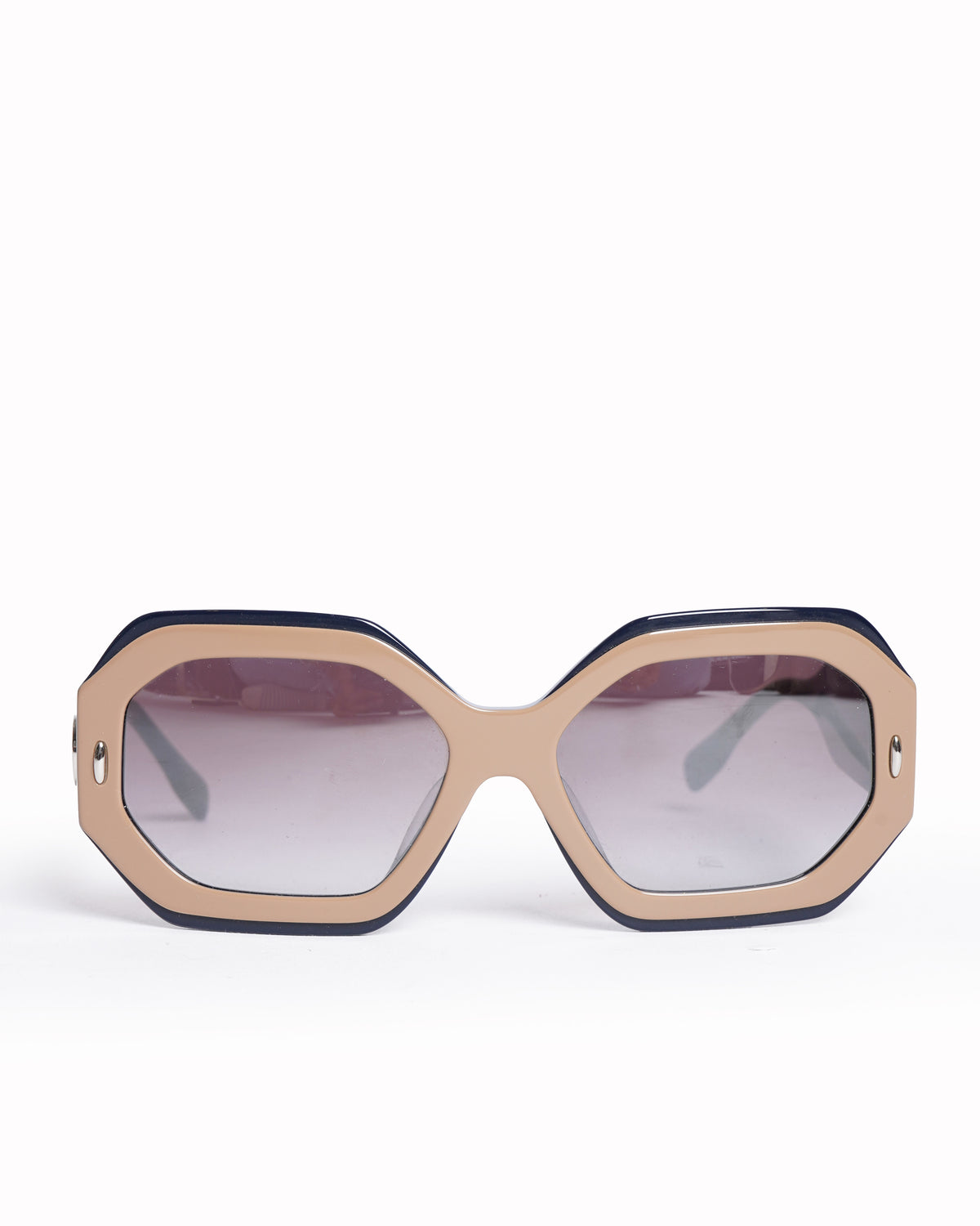 New Tory Burch Women's Miller Geometric Color-block Sunglasses