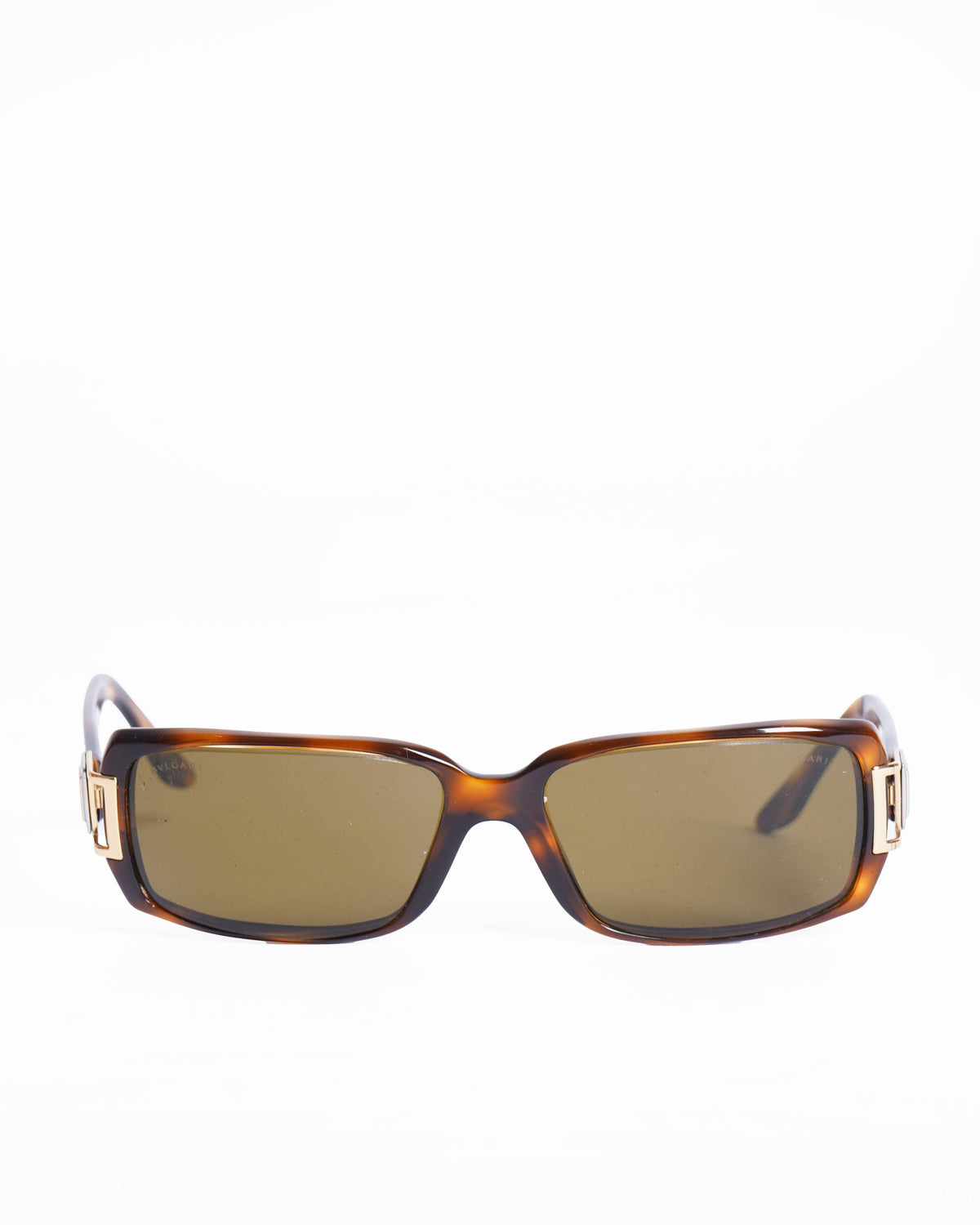 Bvlgari Women's Rectangular Sunglasses In Brown Frame