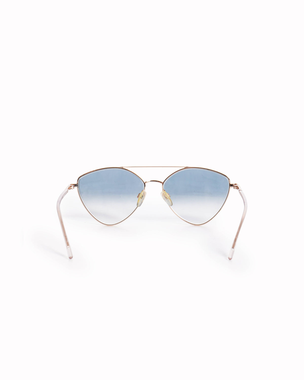 Love Moschino Gold-Tone Geometric Round Sunglasses