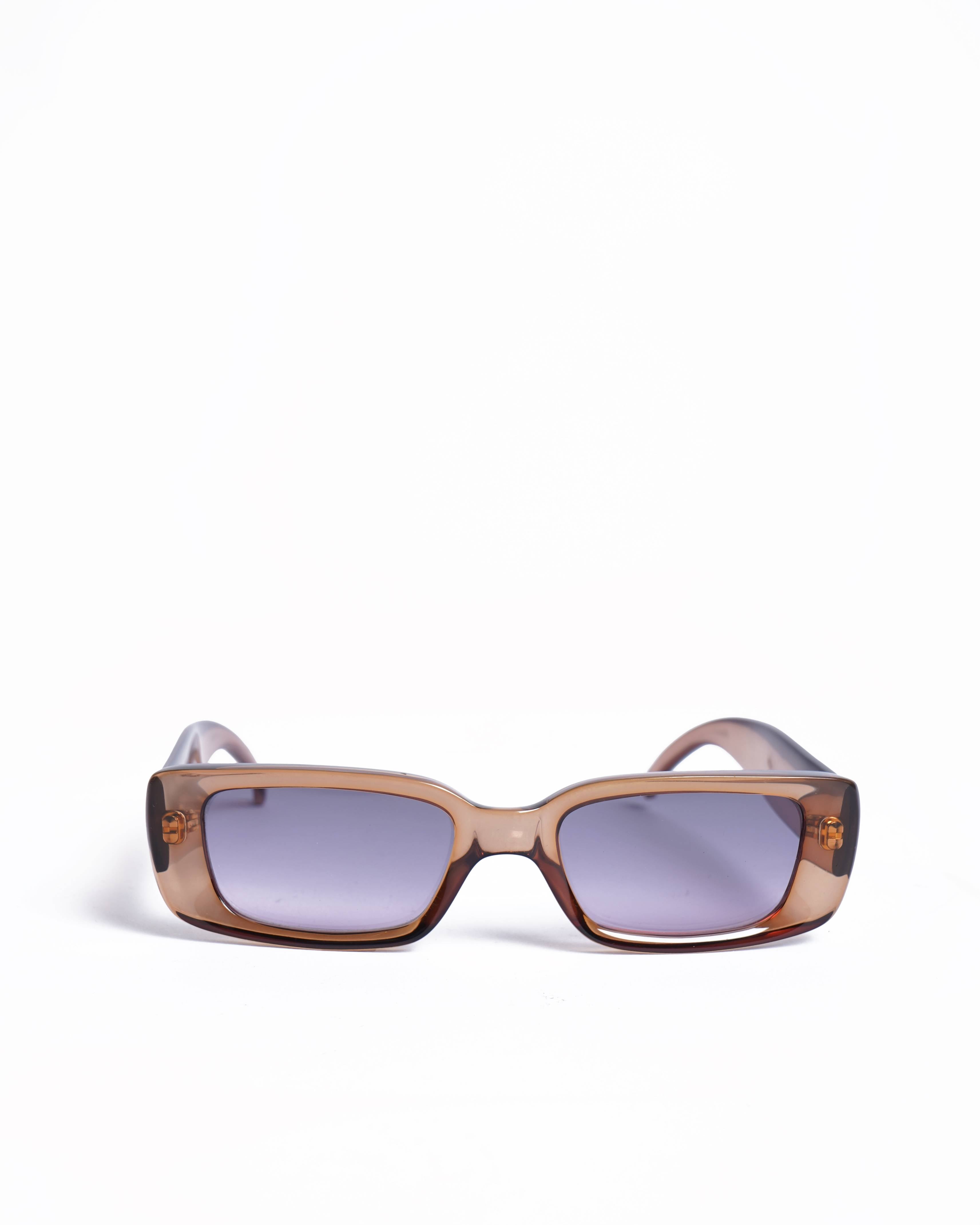 Gucci Sunglasses Vintage Brown Honey Transparent