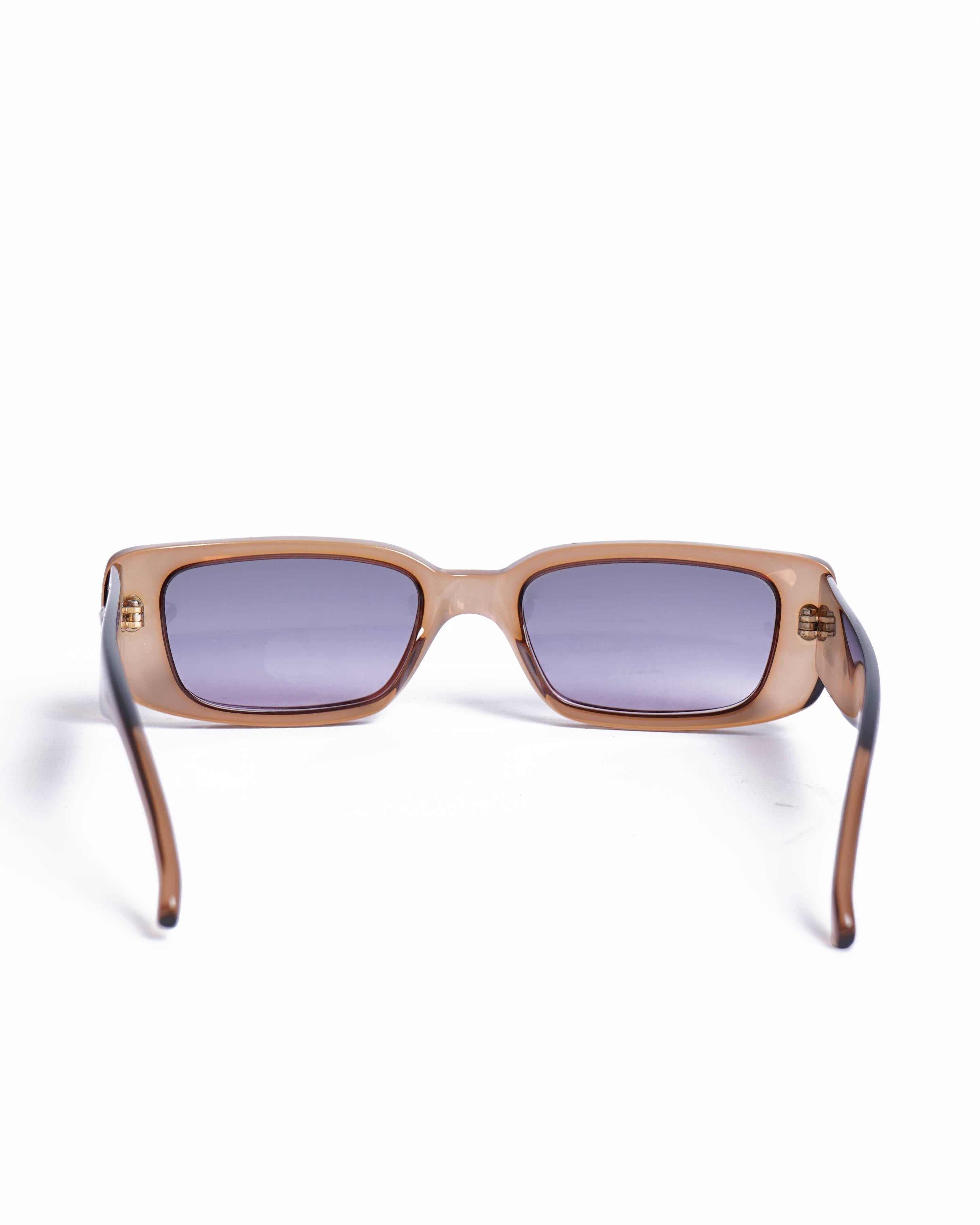 Gucci Sunglasses Vintage Brown Honey Transparent
