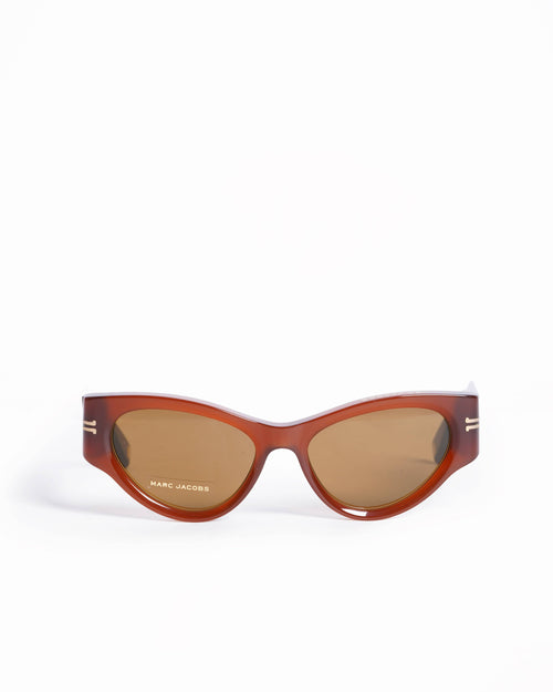 New Marc Jacobs brown acetate frame sunglasses