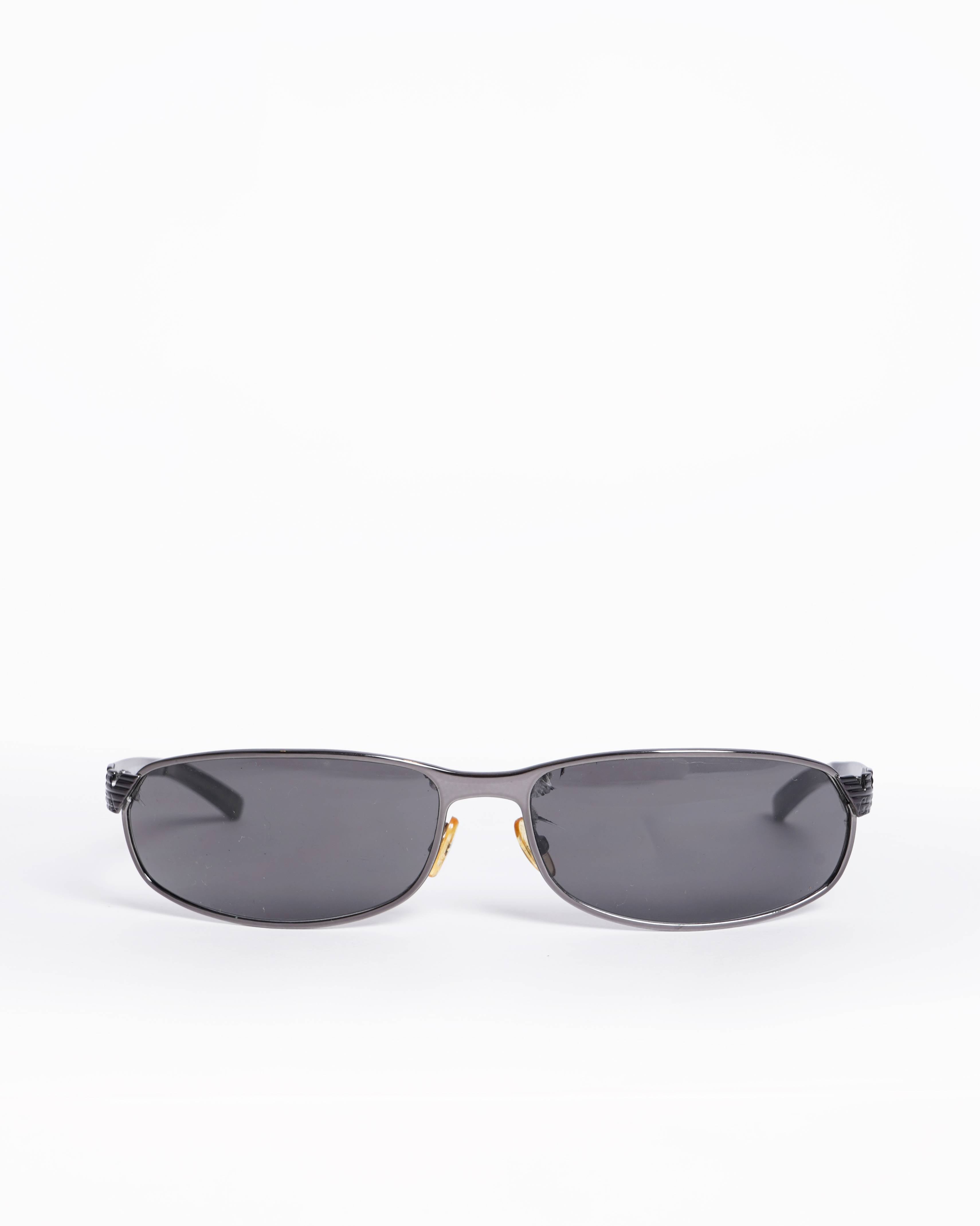 Emporio Armani Metal Frame Rectangular Sunglasses