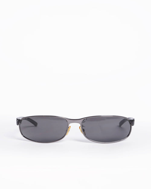 Emporio Armani Metal Frame Rectangular Sunglasses