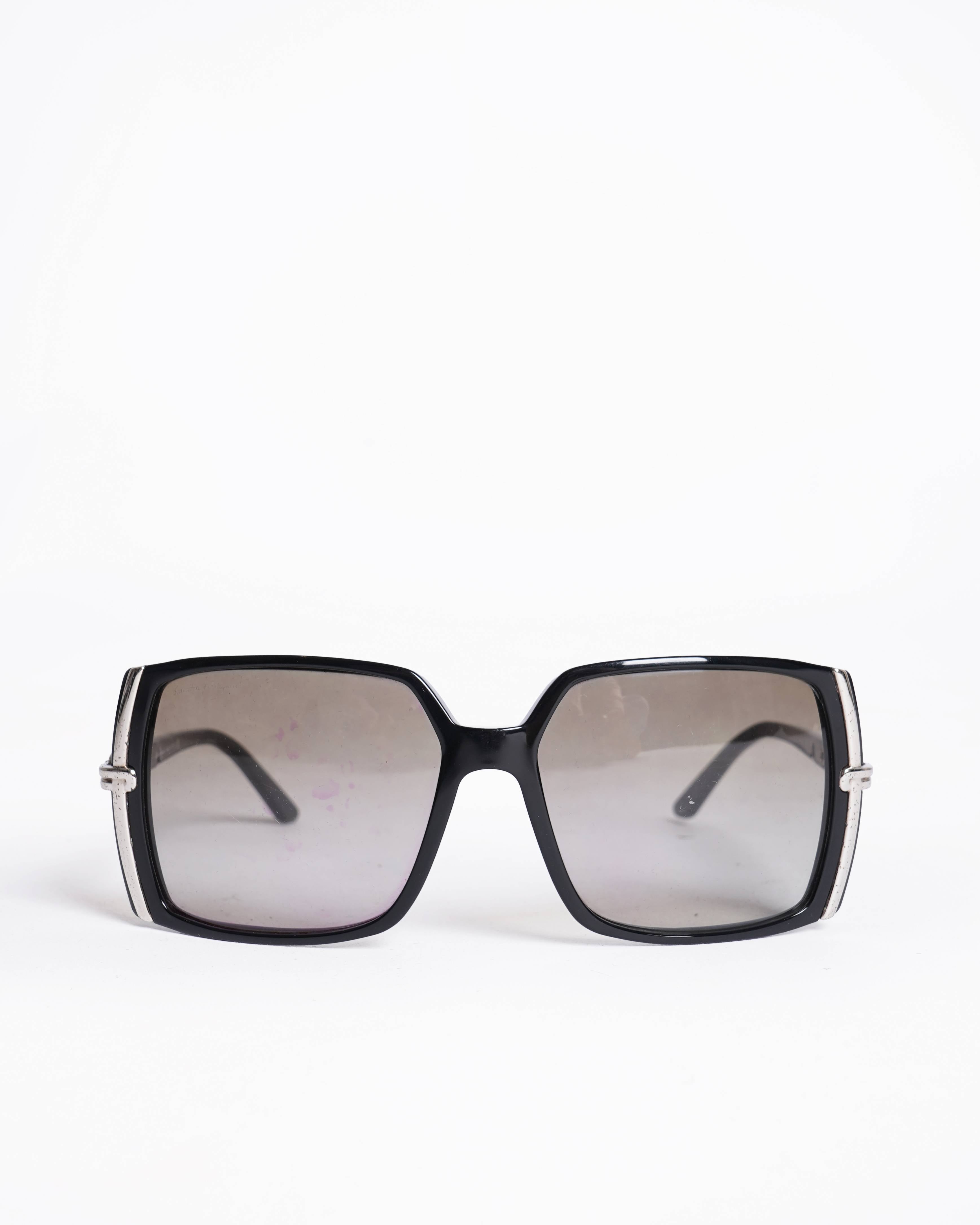 Salvatore Ferragamo black sunglasses