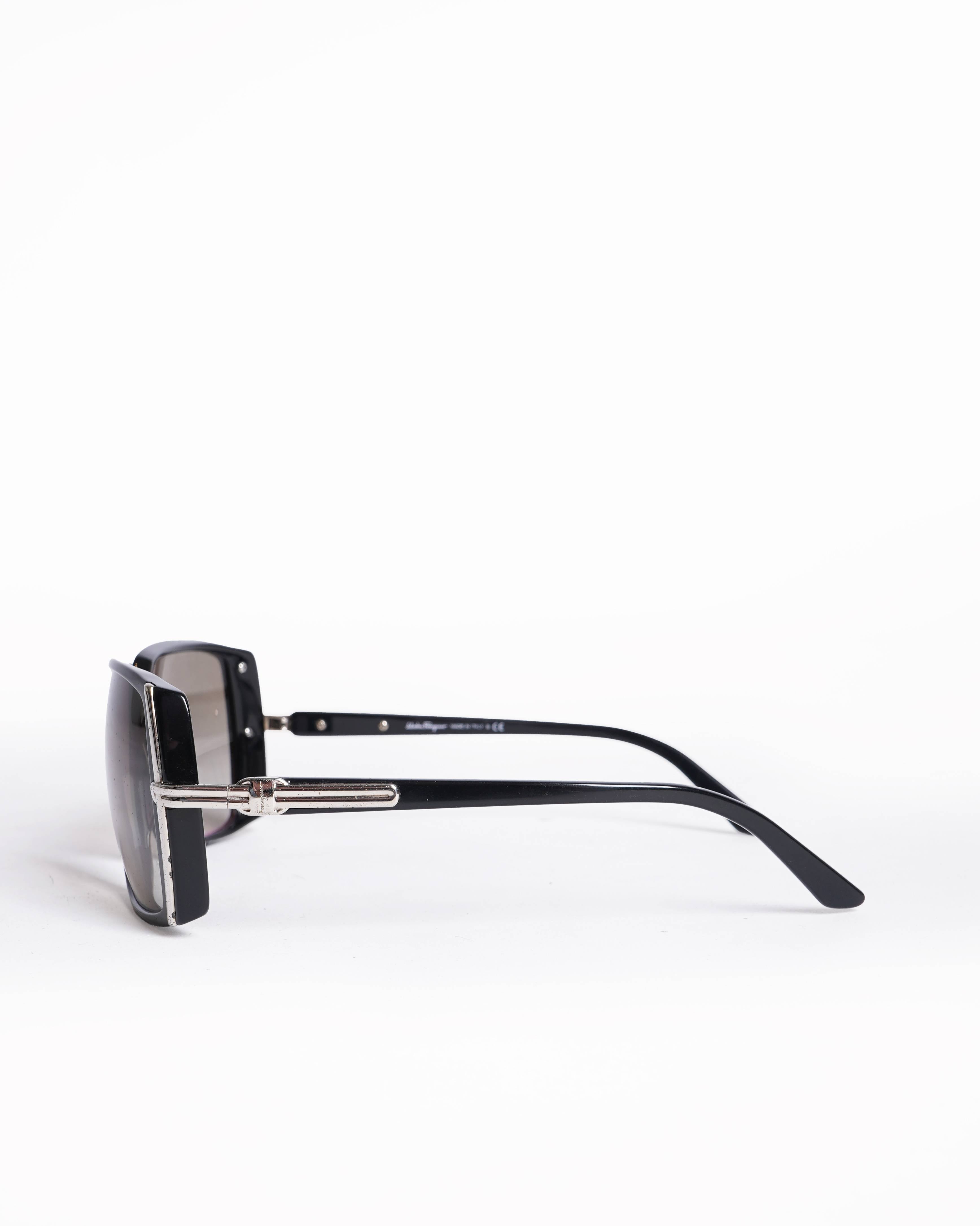 Salvatore Ferragamo black sunglasses
