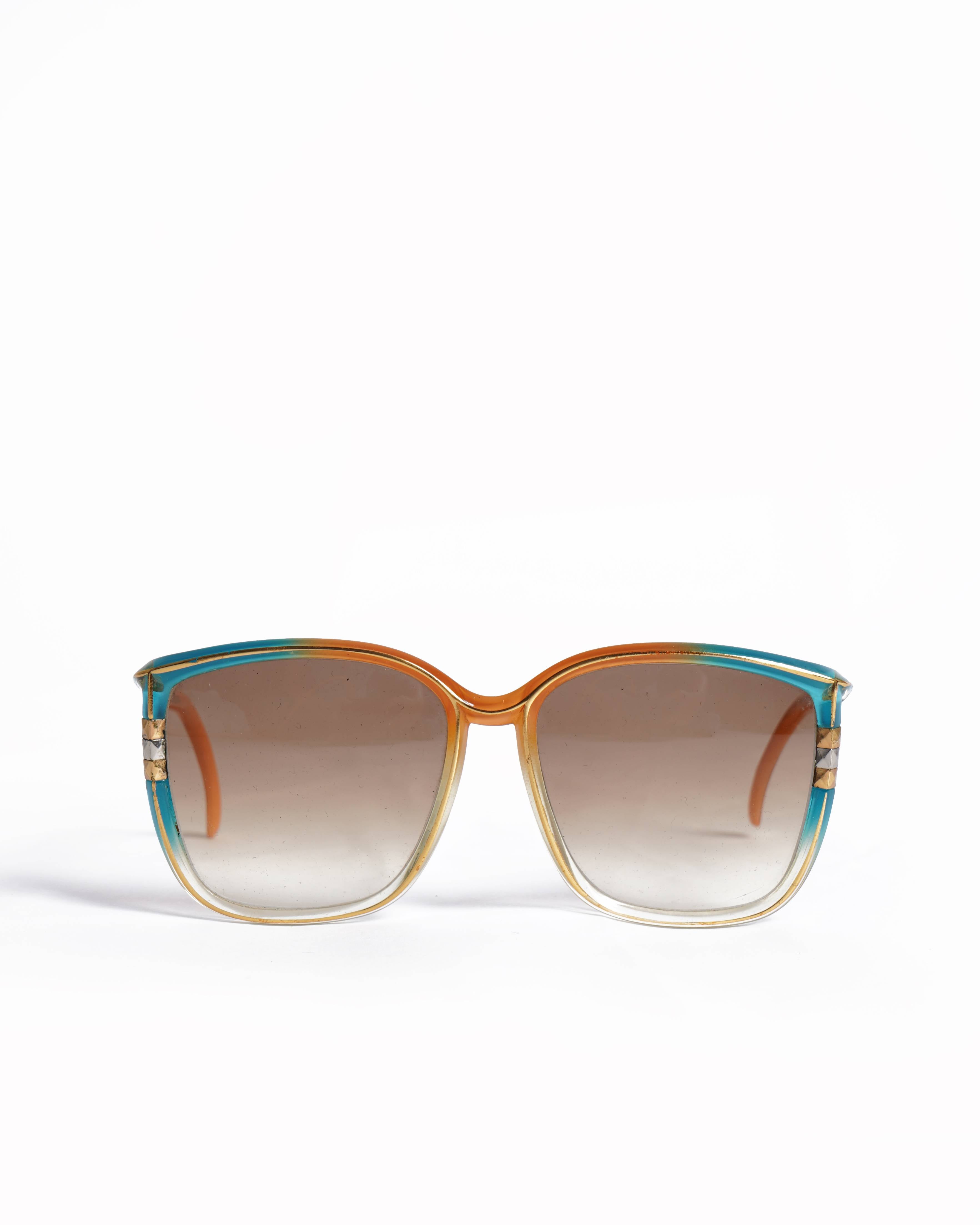 Vintage 1970's Leonard Women's Square Frame Sunglasses