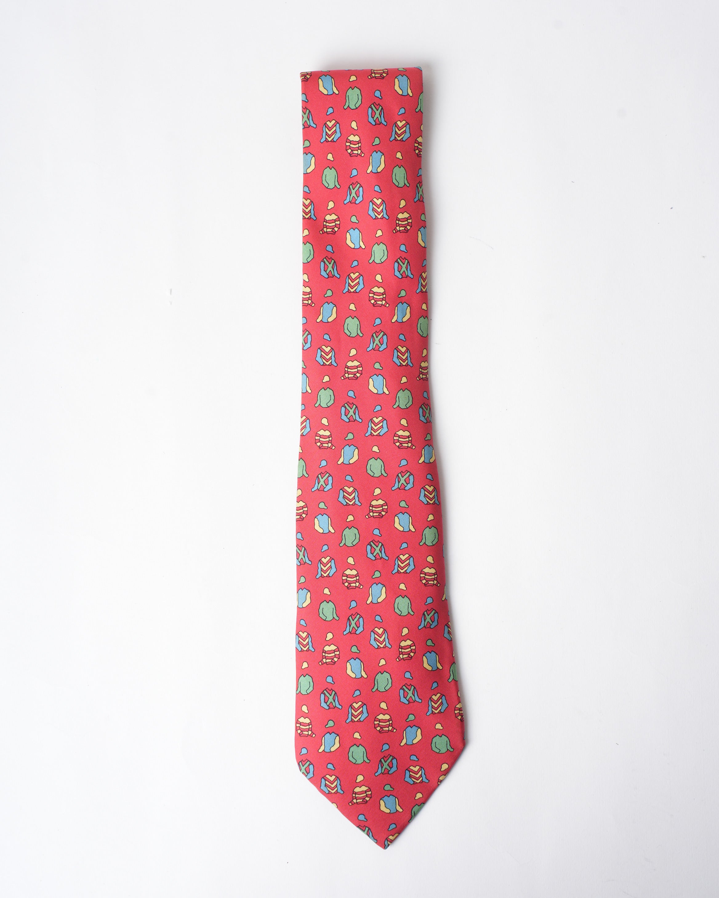 Hermes Faceless Red Tie