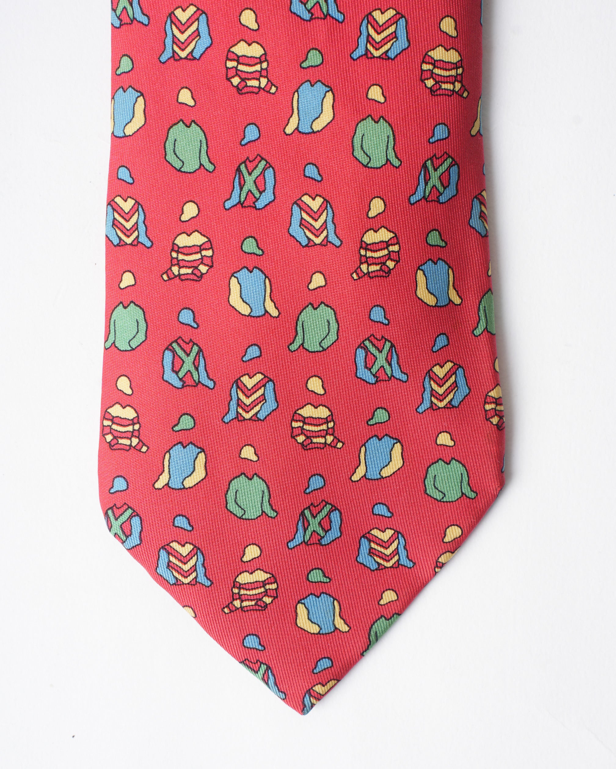 Hermes Faceless Red Tie