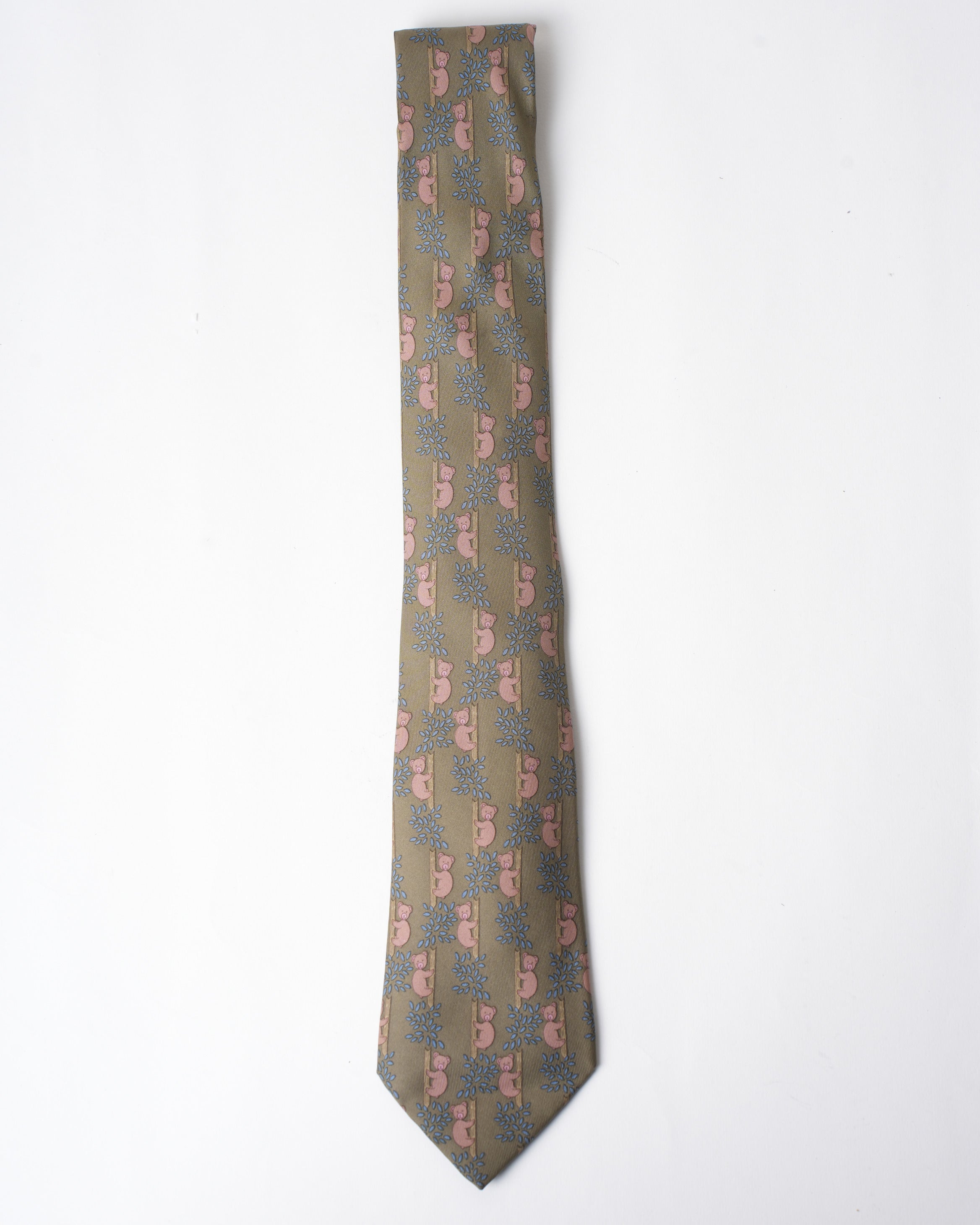 Hermes Green Bare Tie