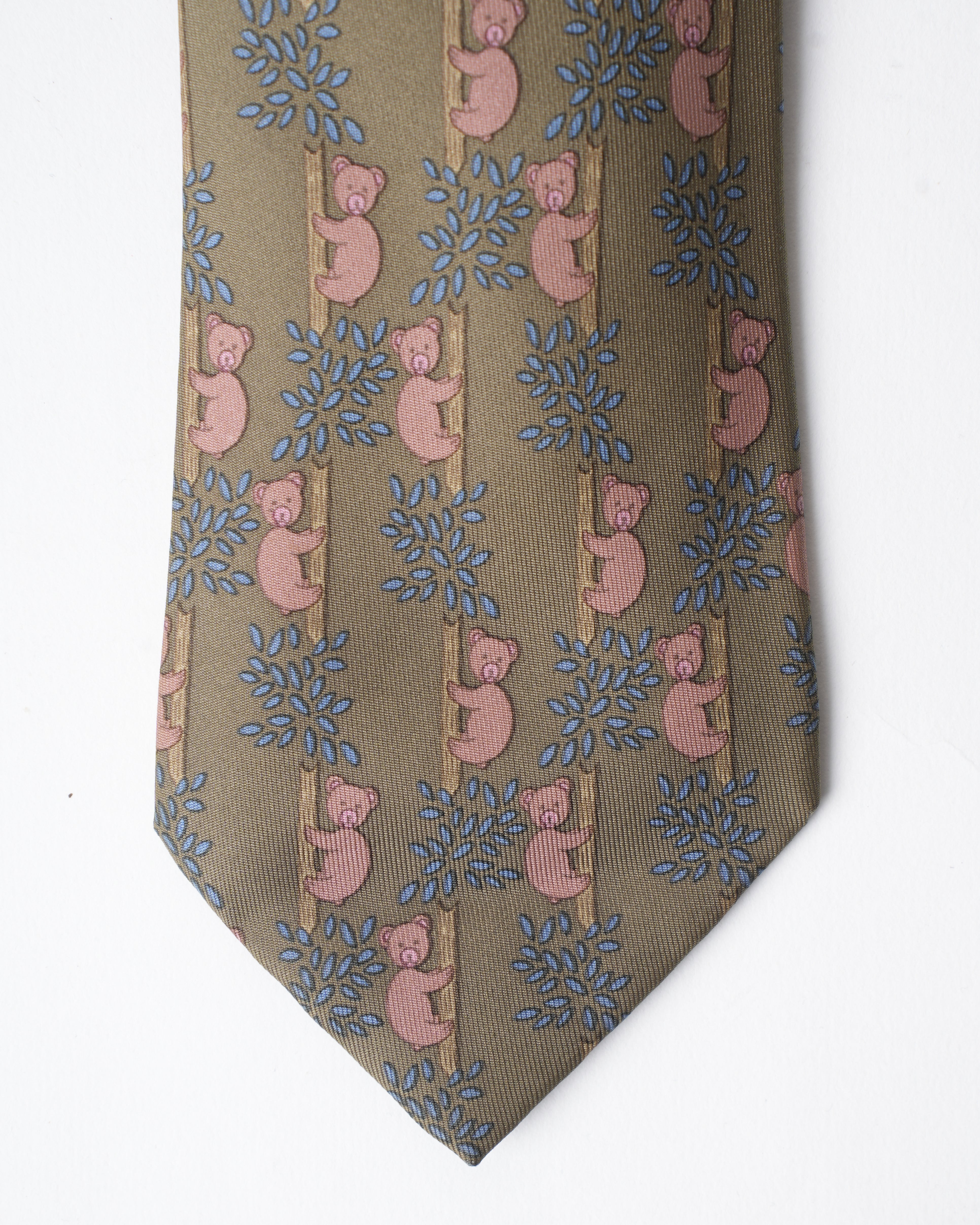 Hermes Green Bare Tie